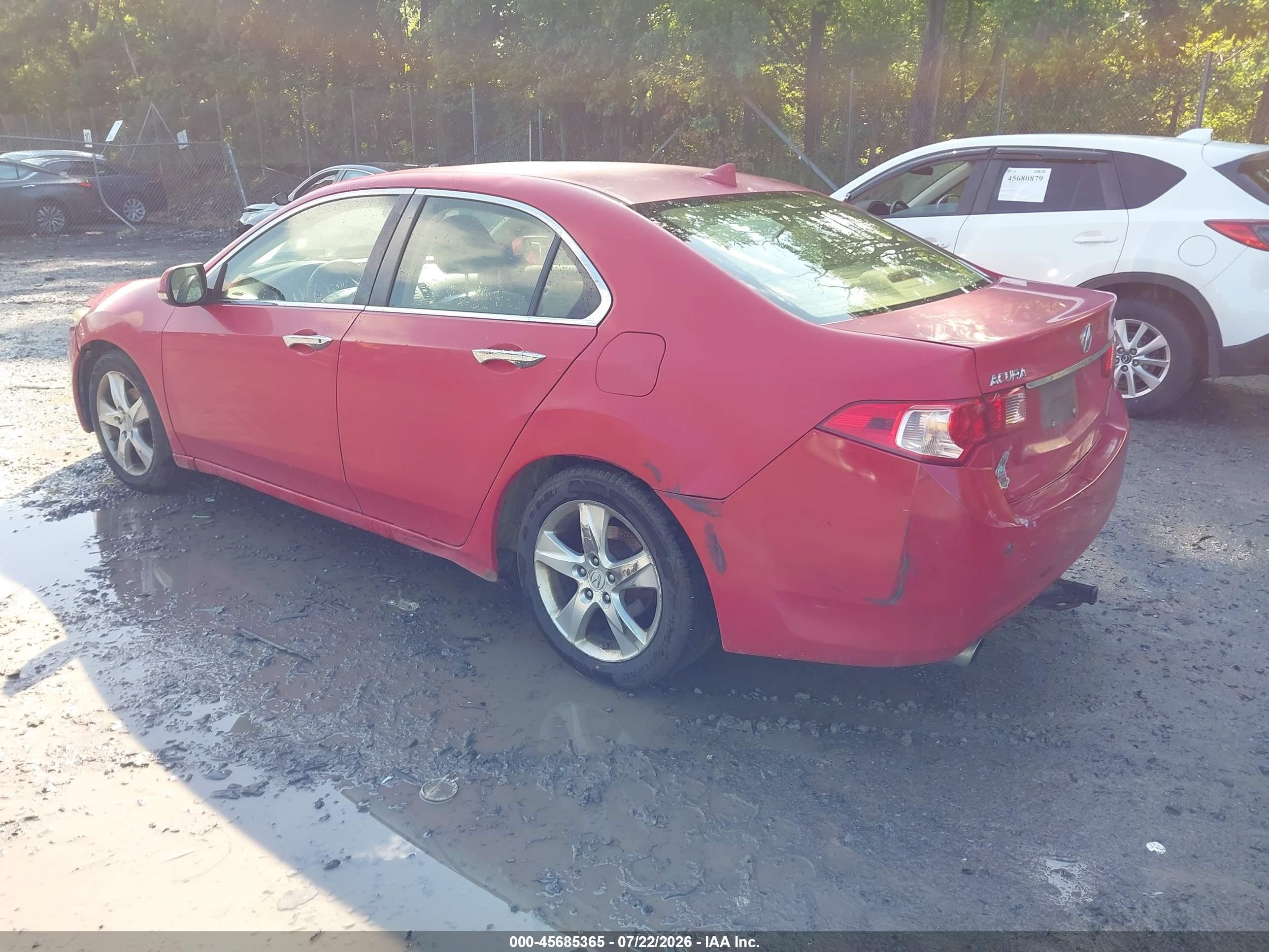 2013 Acura Tsx 2.4 Red vin: JH4CU2F66DC002055