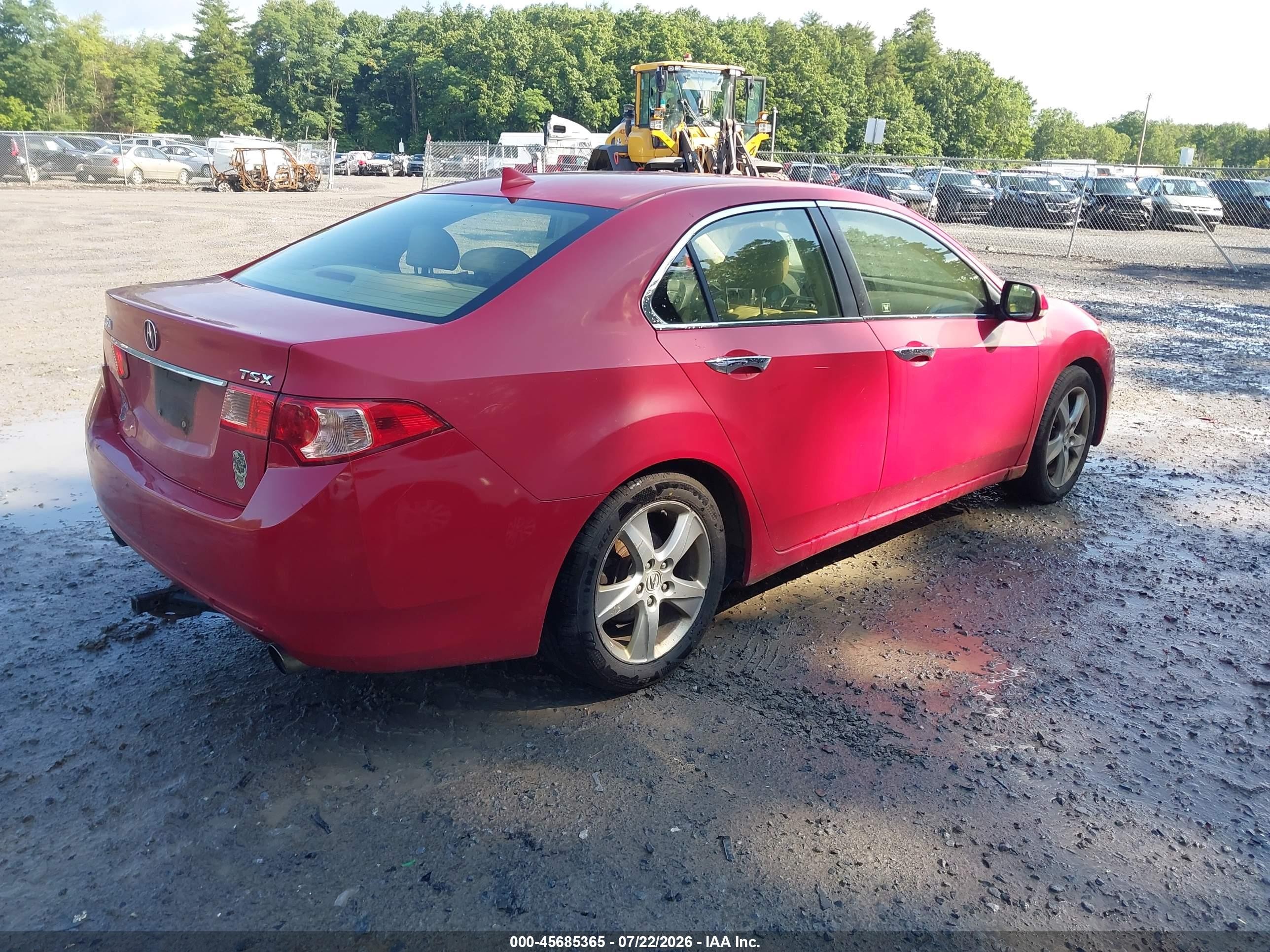 2013 Acura Tsx 2.4 Red vin: JH4CU2F66DC002055