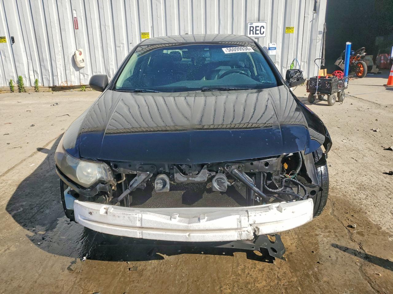 2010 Acura Tsx Black vin: JH4CU2F67AC000925