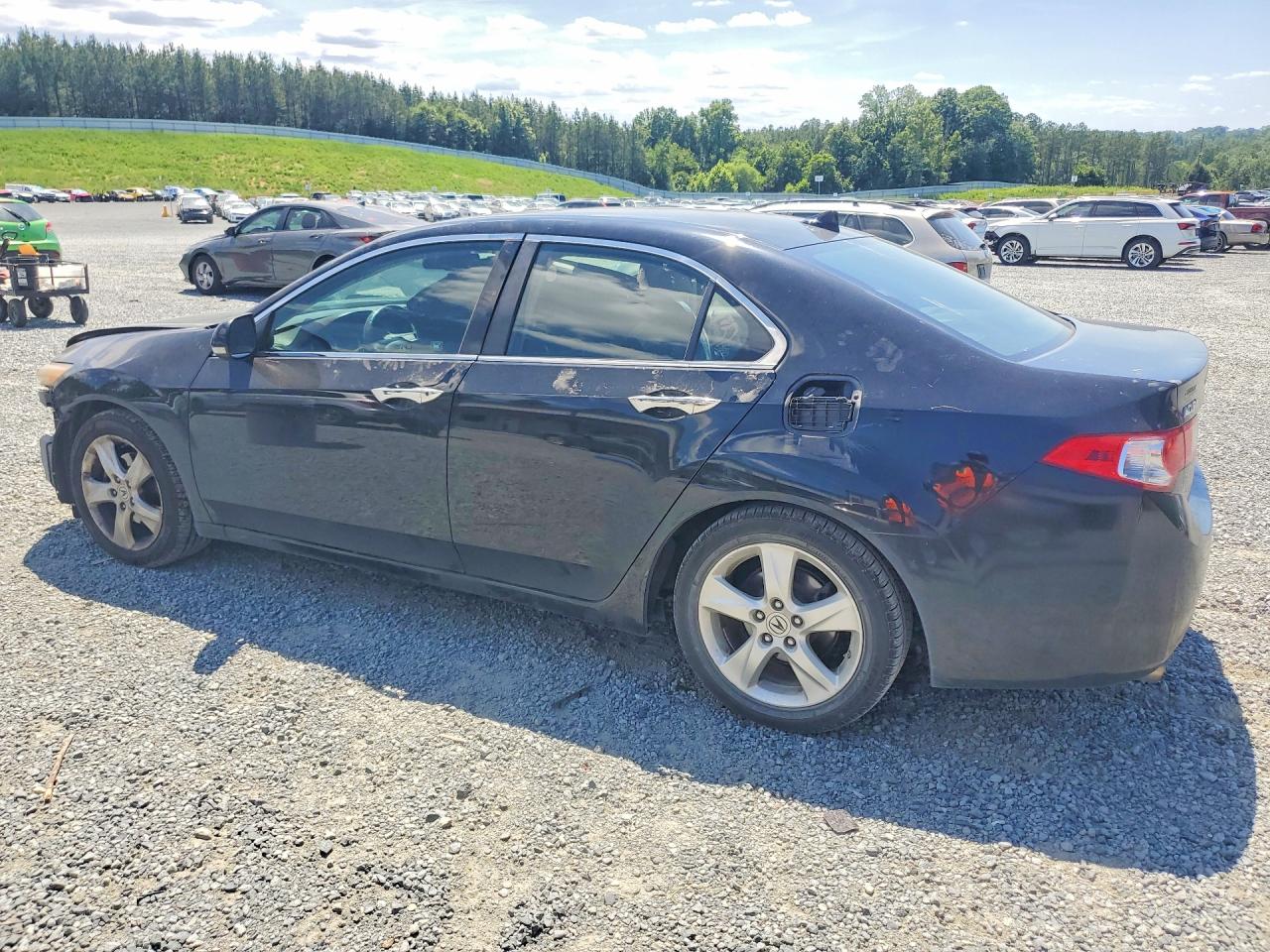2010 Acura Tsx Black vin: JH4CU2F67AC001797