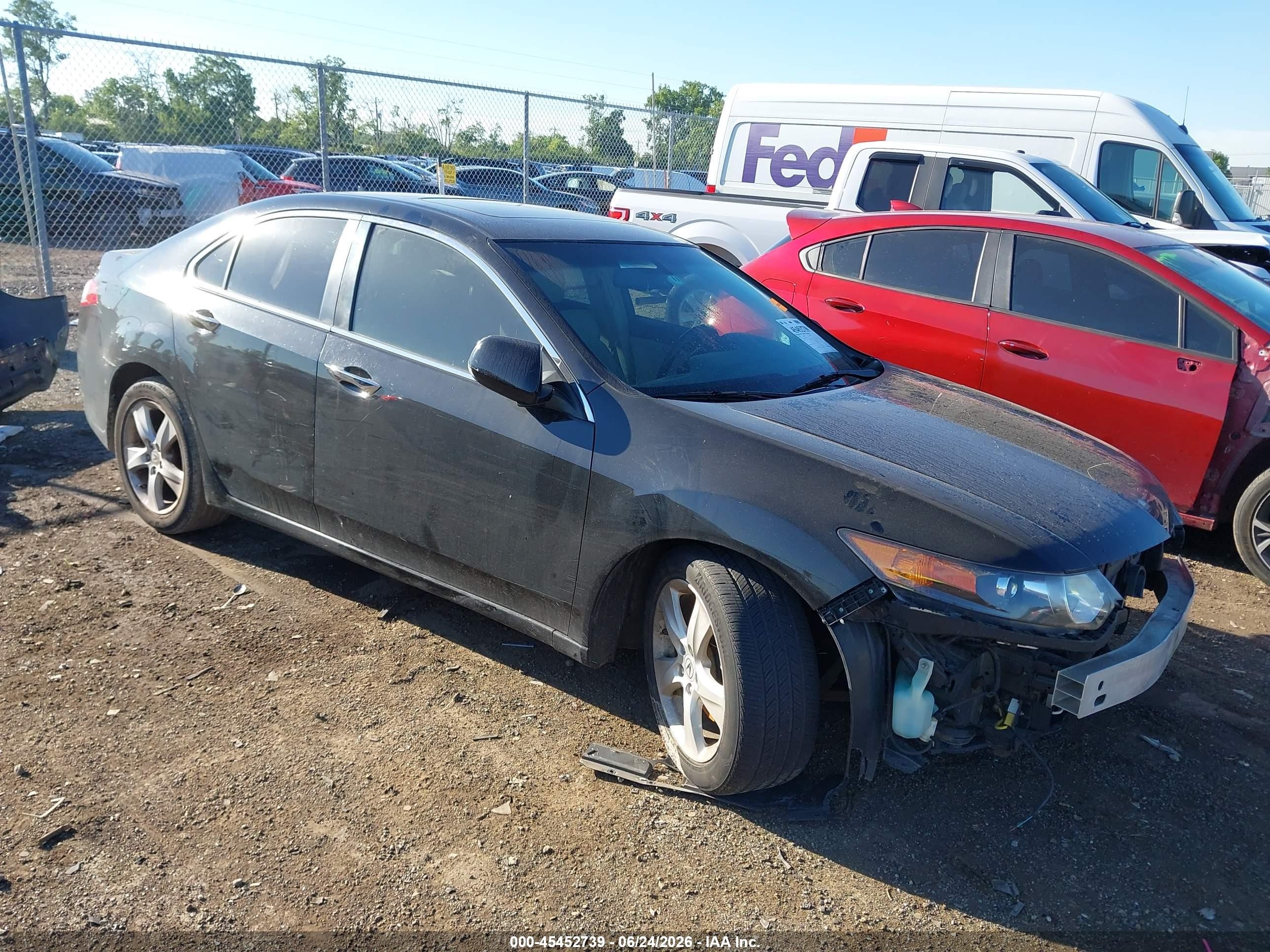 2010 Acura Tsx 2.4 Black vin: JH4CU2F67AC002805