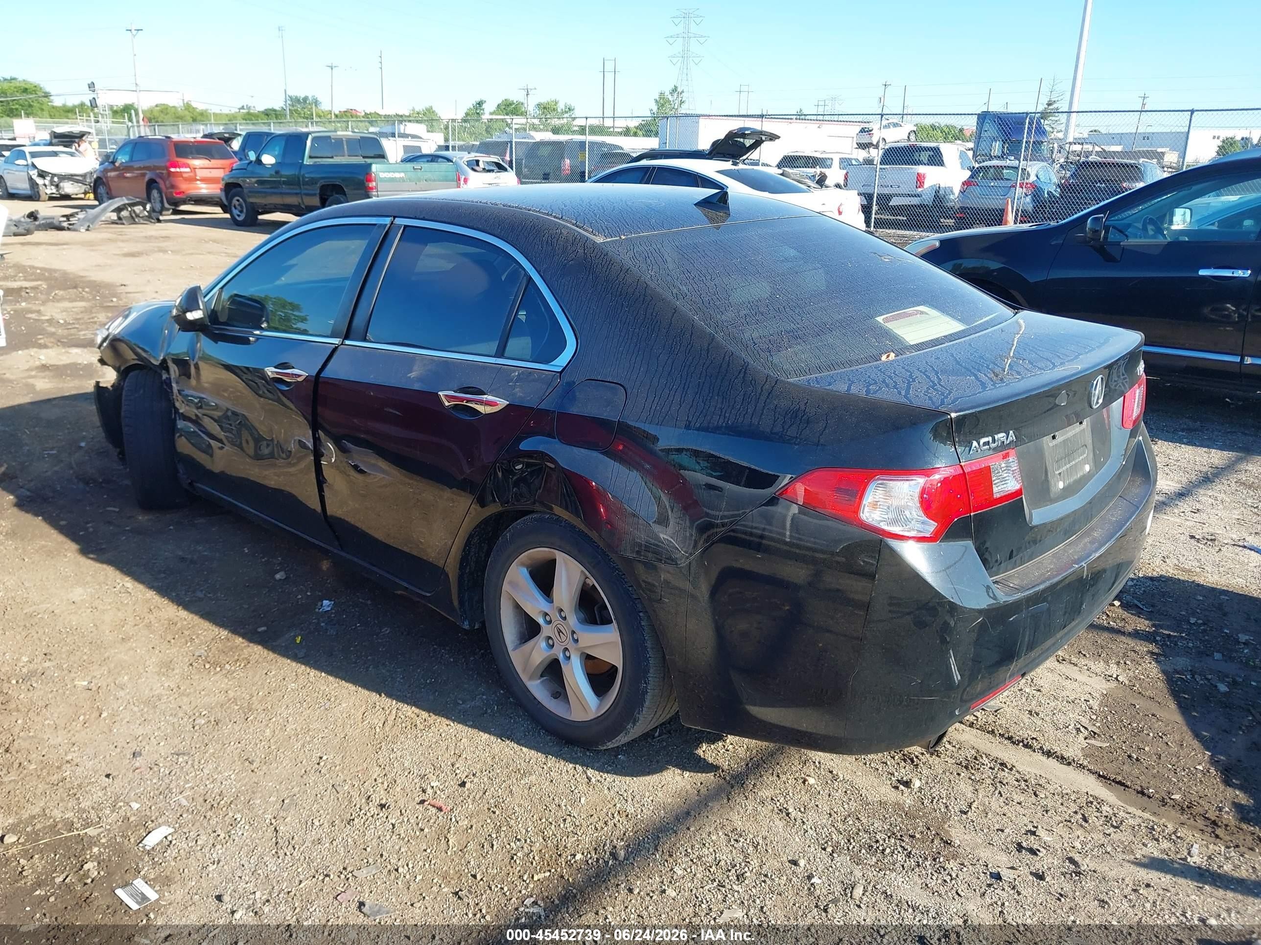 2010 Acura Tsx 2.4 Black vin: JH4CU2F67AC002805