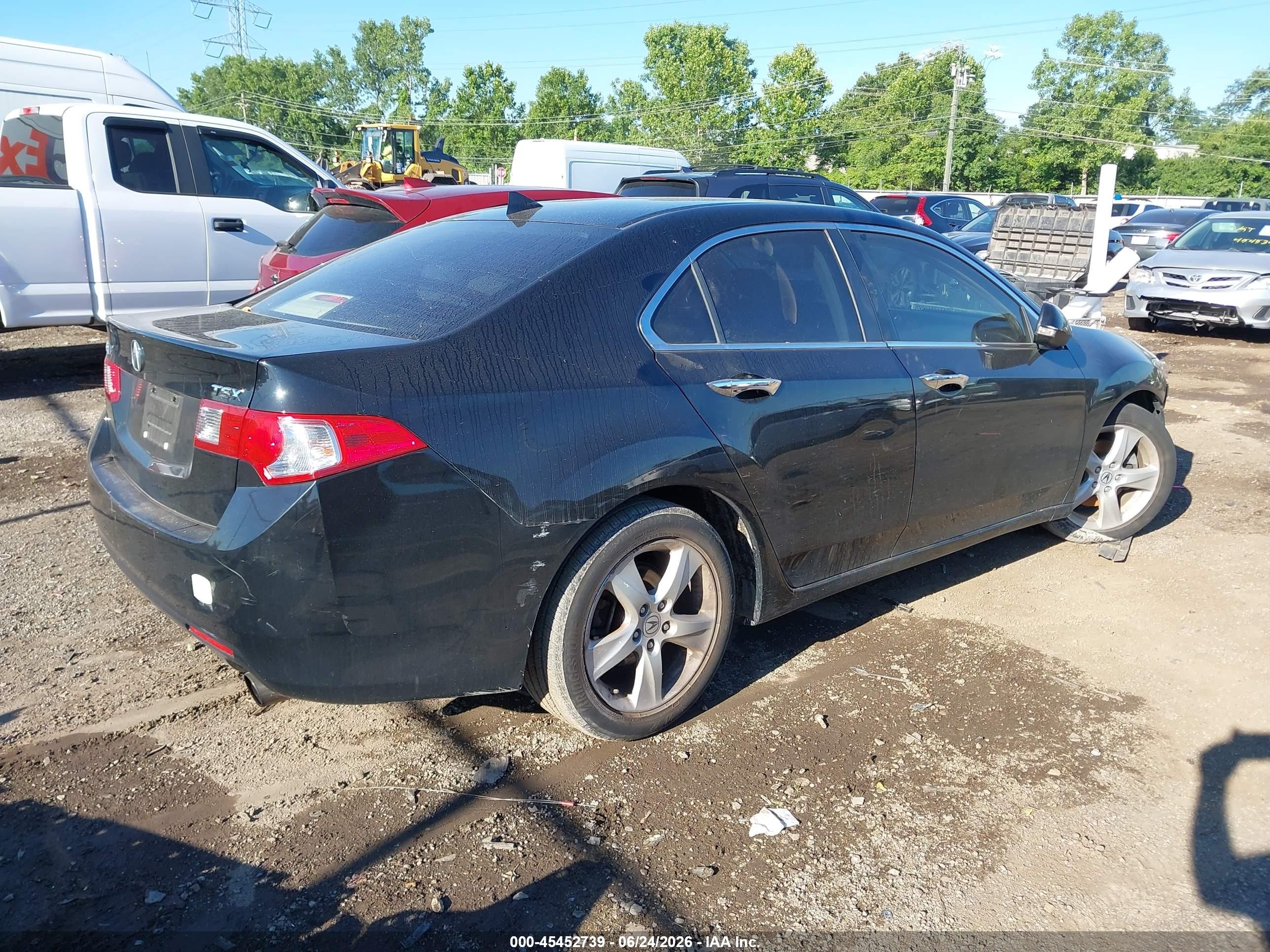 2010 Acura Tsx 2.4 Black vin: JH4CU2F67AC002805