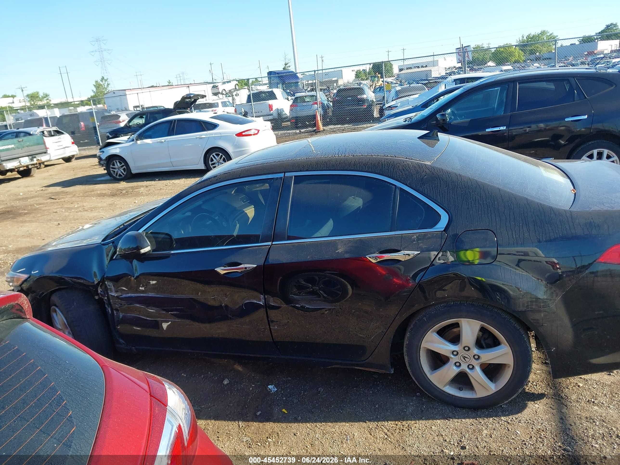 2010 Acura Tsx 2.4 Black vin: JH4CU2F67AC002805