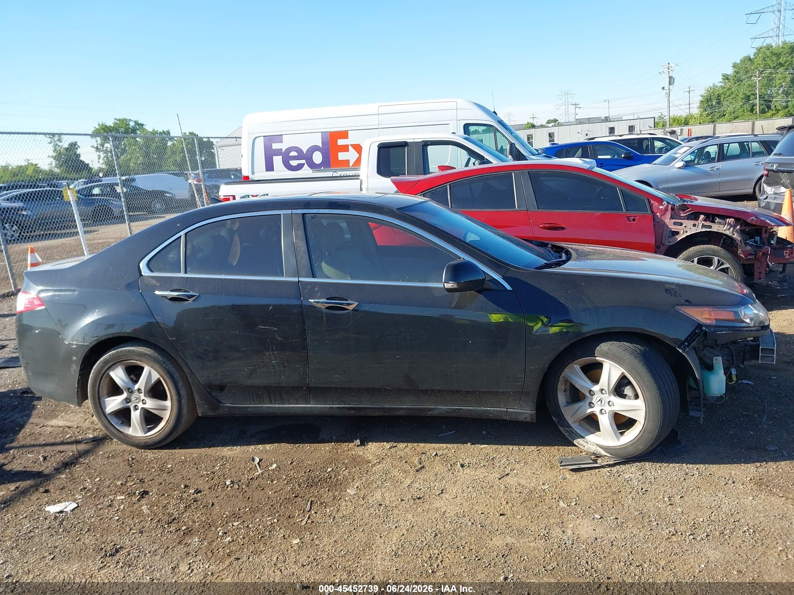2010 Acura Tsx 2.4 Black vin: JH4CU2F67AC002805