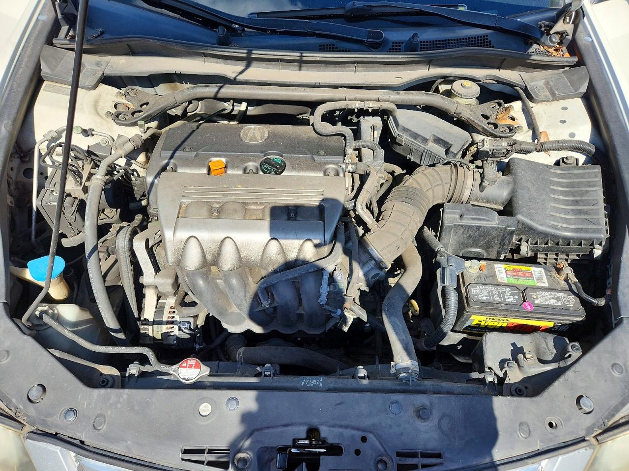 2010 Acura Tsx White vin: JH4CU2F67AC005266