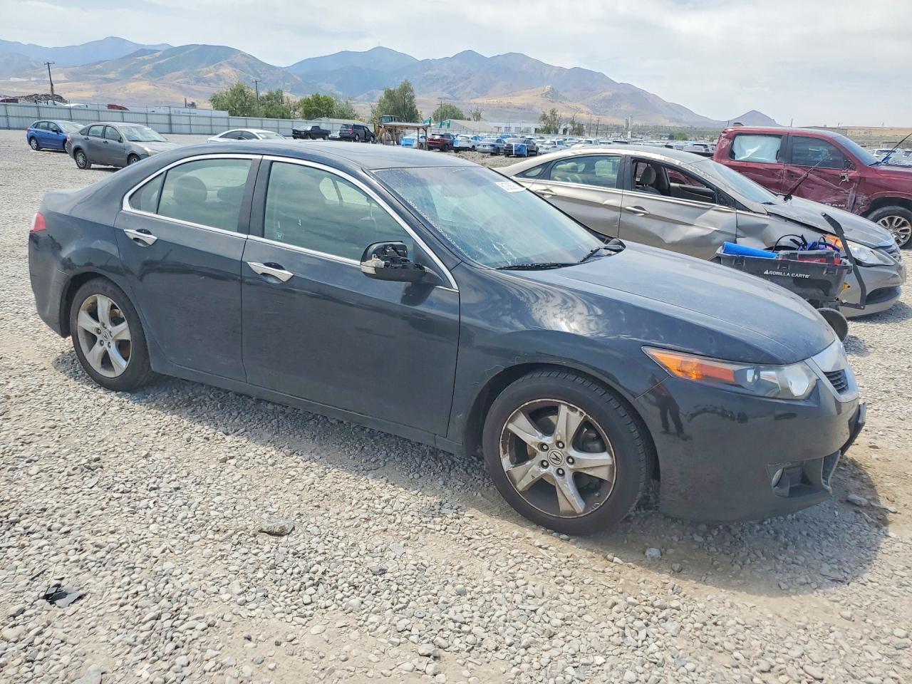 2010 Acura Tsx Black vin: JH4CU2F67AC005896