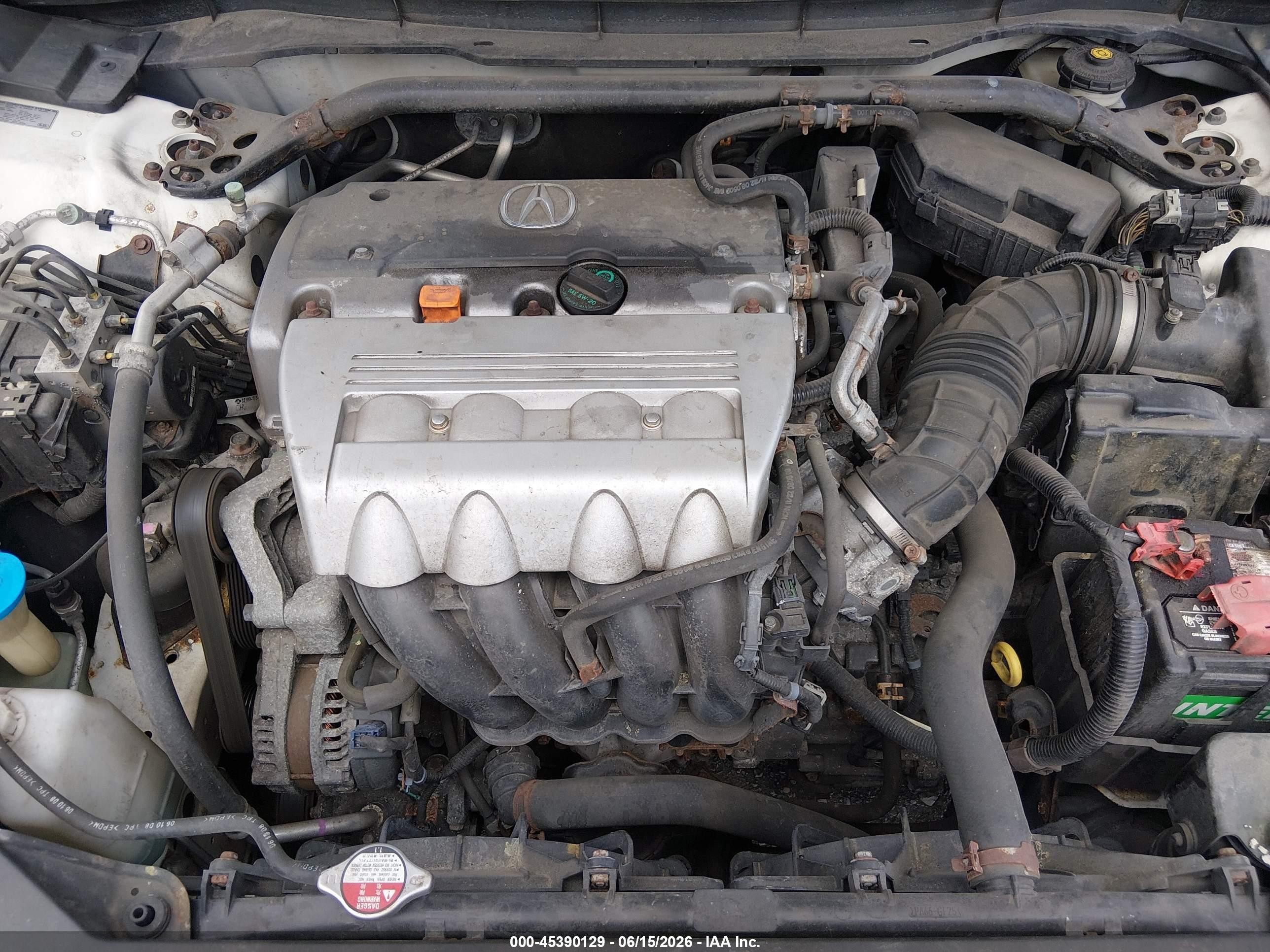 2010 Acura Tsx 2.4 White vin: JH4CU2F67AC009091