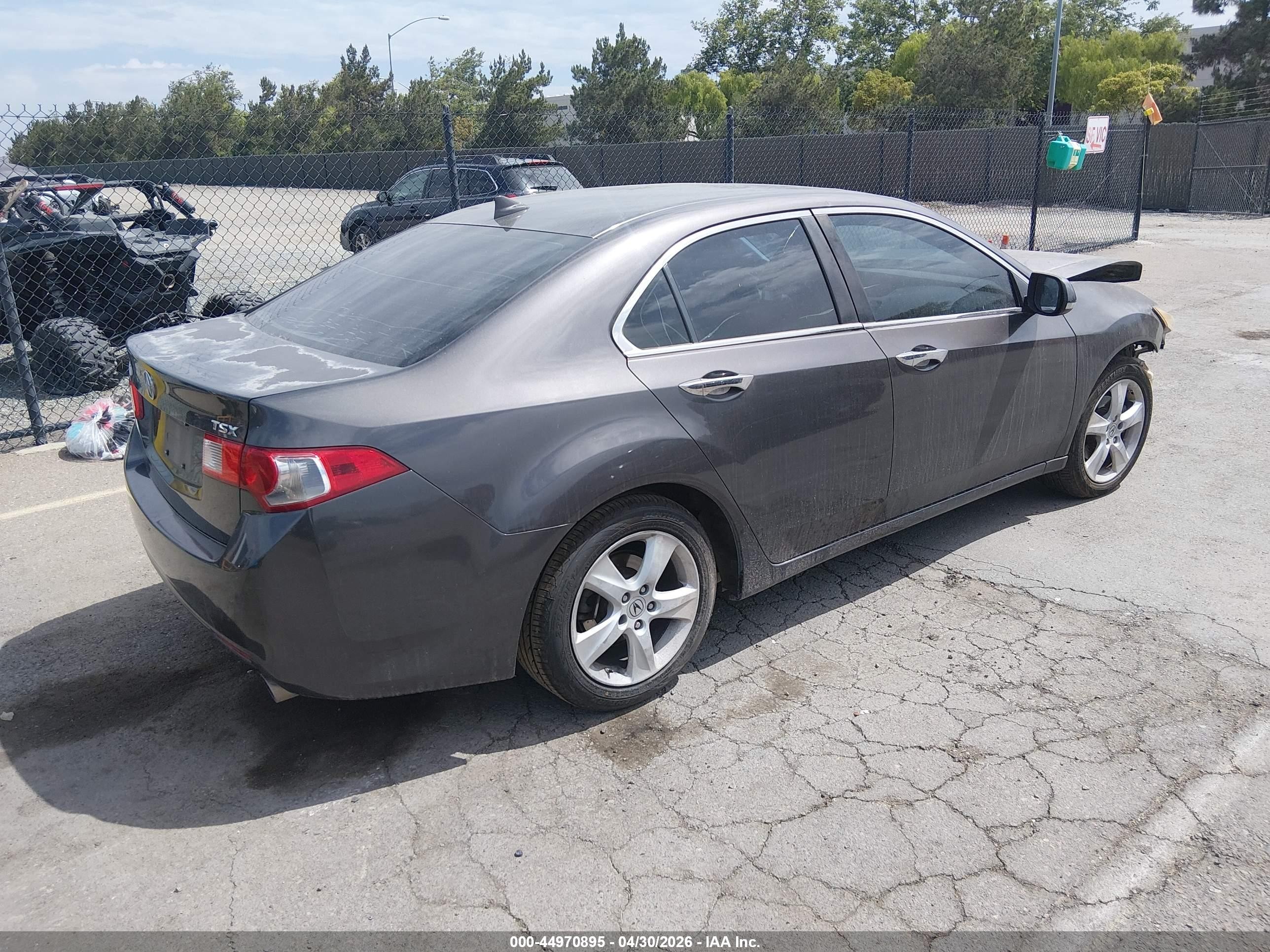 2010 Acura Tsx 2.4 Gray vin: JH4CU2F67AC011505