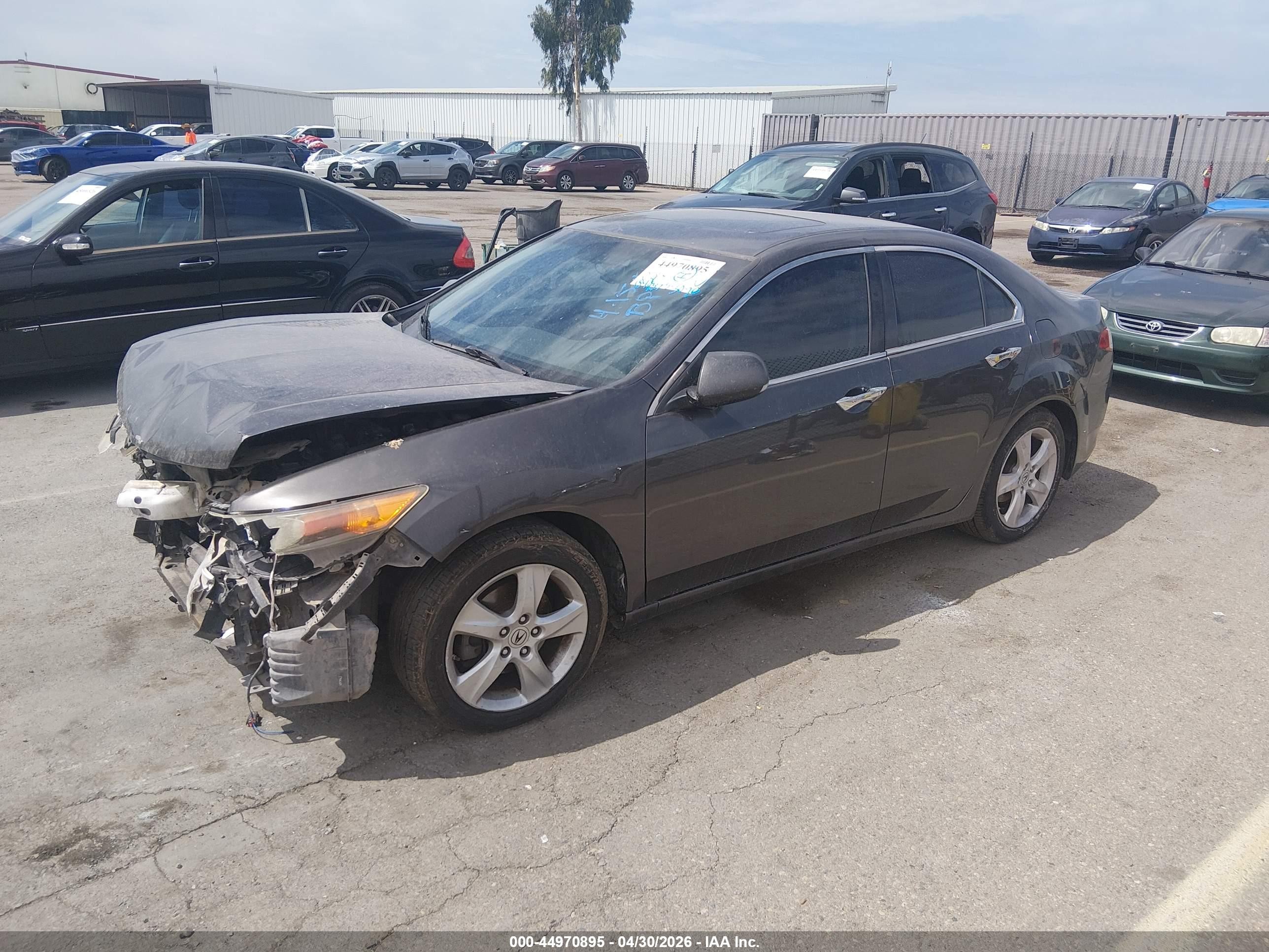 2010 Acura Tsx 2.4 Gray vin: JH4CU2F67AC011505