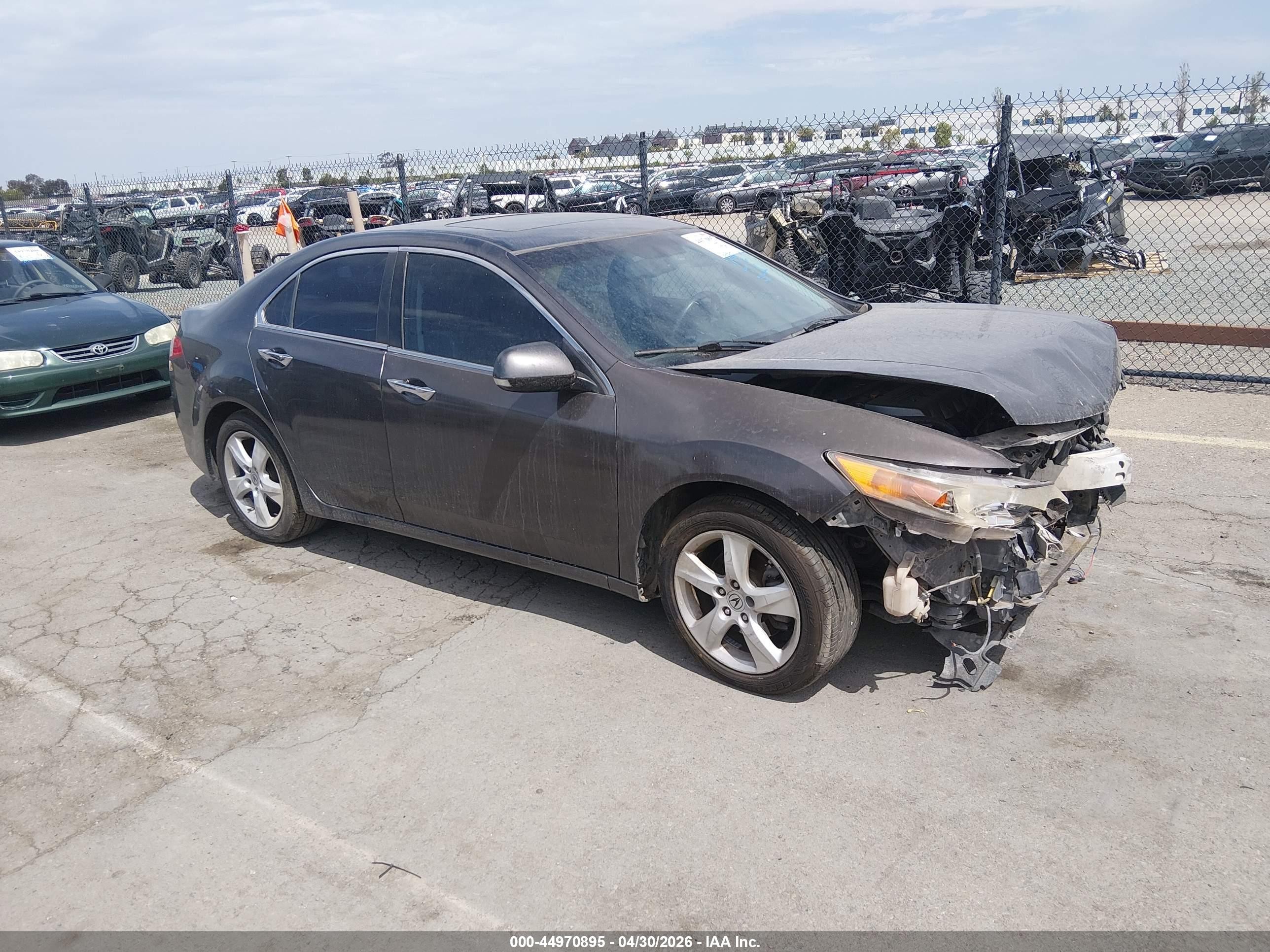 2010 Acura Tsx 2.4 Gray vin: JH4CU2F67AC011505
