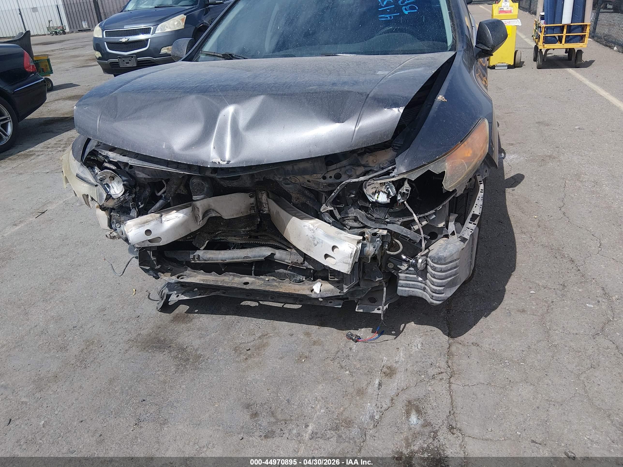 2010 Acura Tsx 2.4 Gray vin: JH4CU2F67AC011505