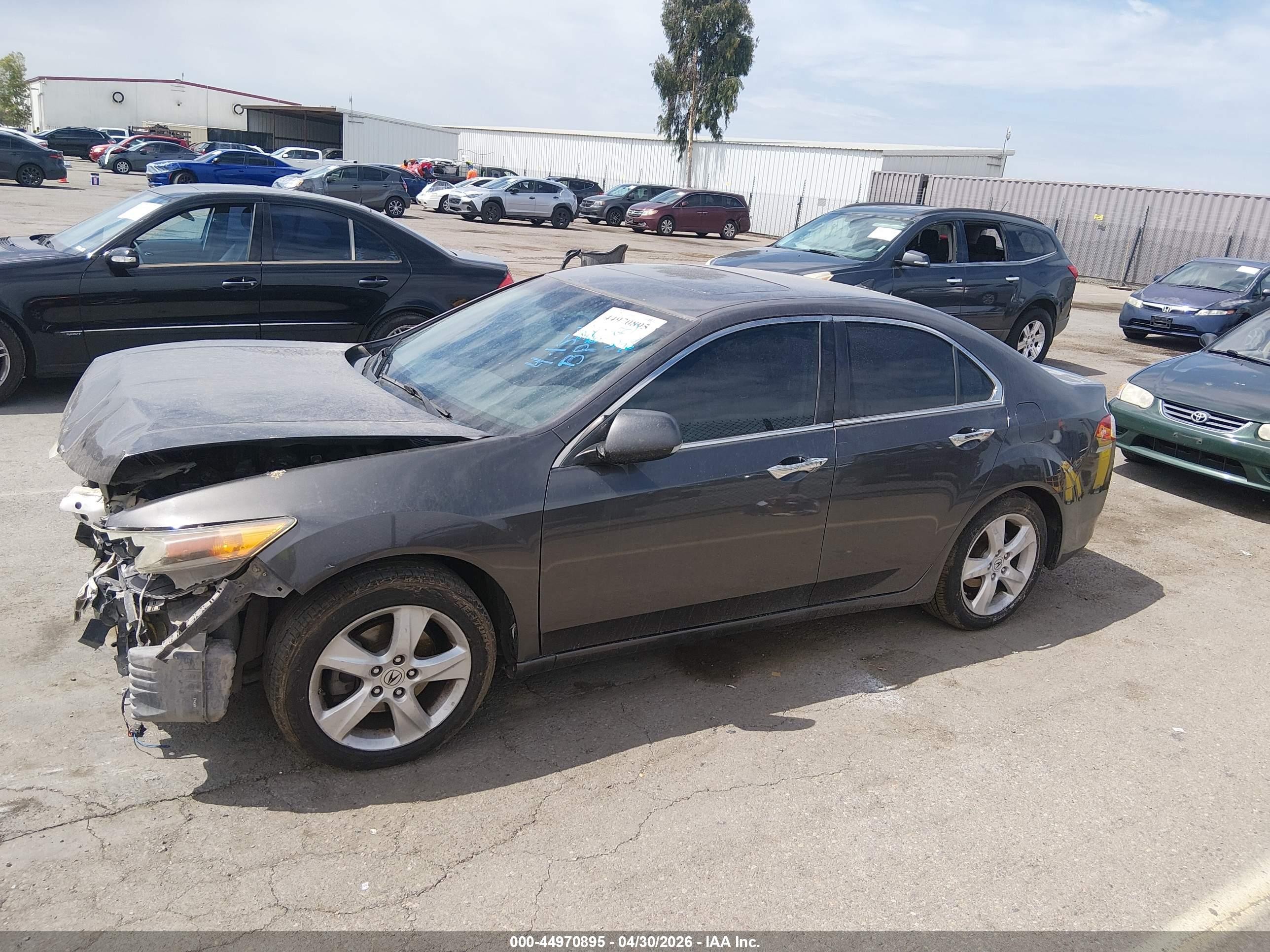 2010 Acura Tsx 2.4 Gray vin: JH4CU2F67AC011505