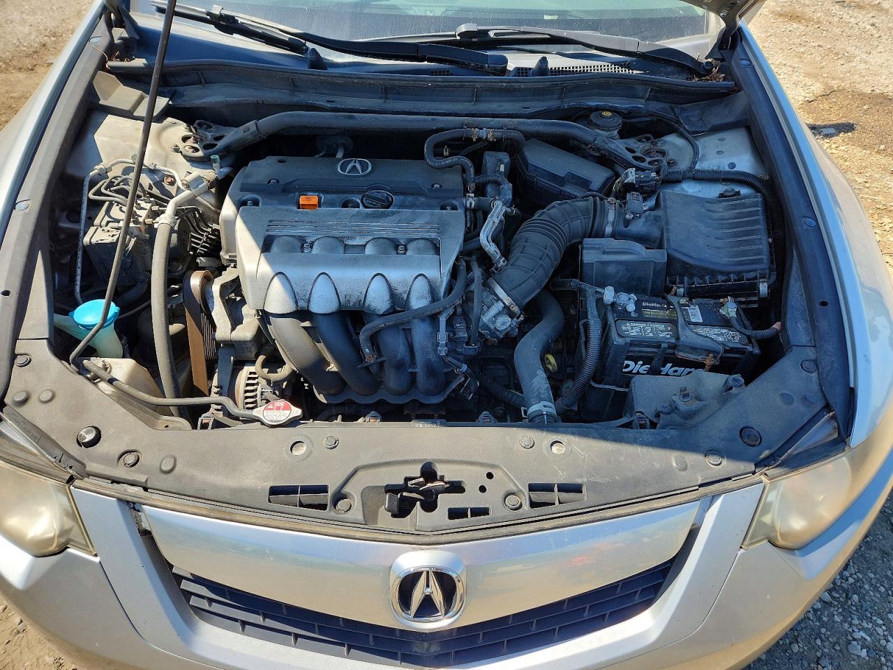 2010 Acura Tsx Silver vin: JH4CU2F67AC021791