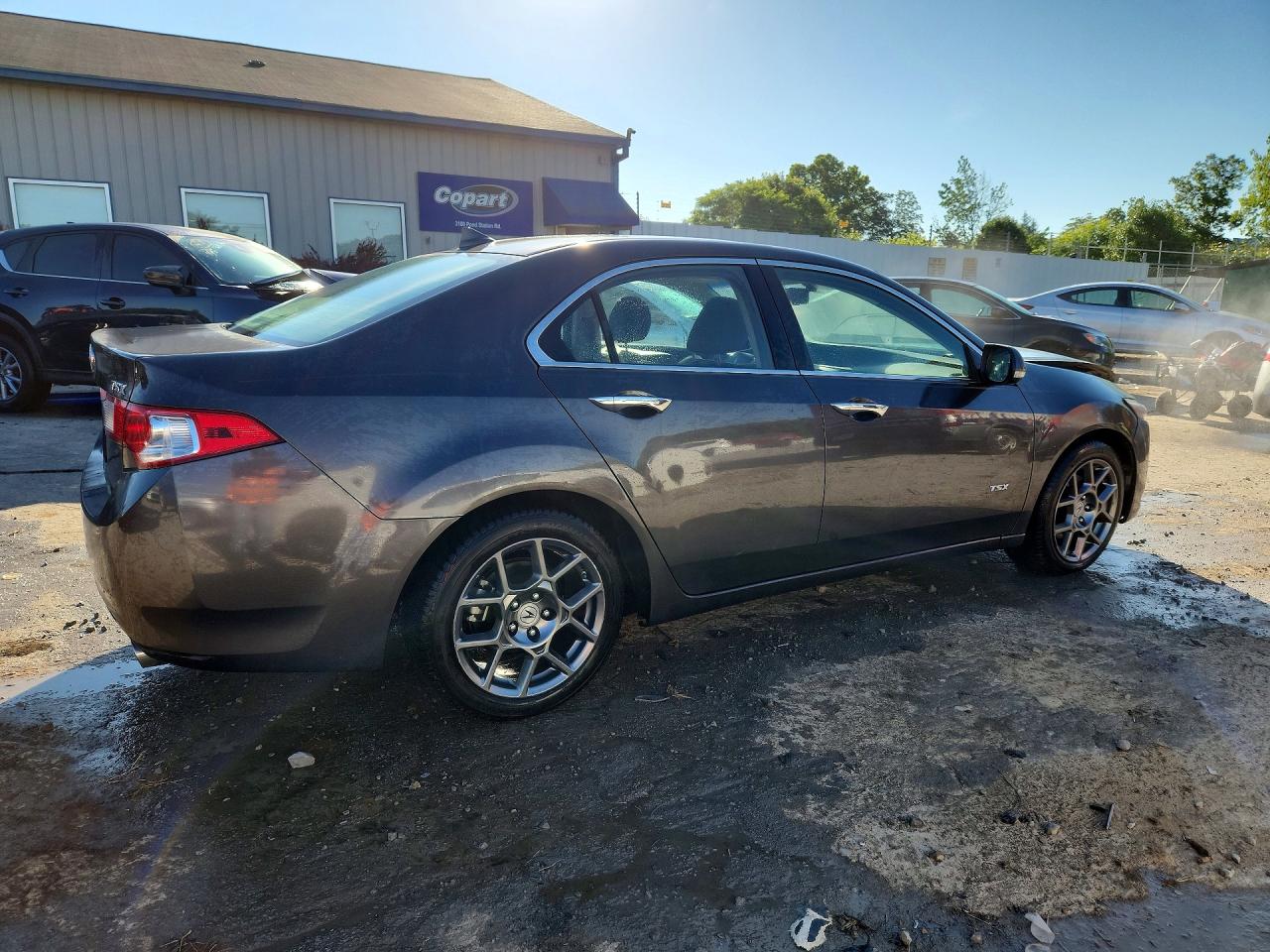 2010 Acura Tsx Gray vin: JH4CU2F67AC022357