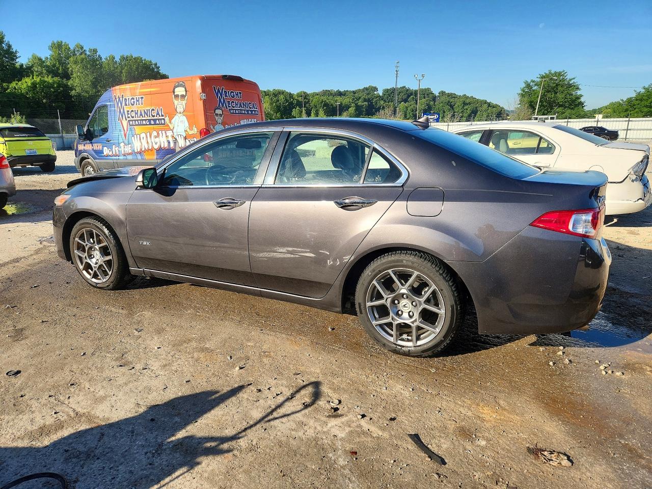 2010 Acura Tsx Gray vin: JH4CU2F67AC022357