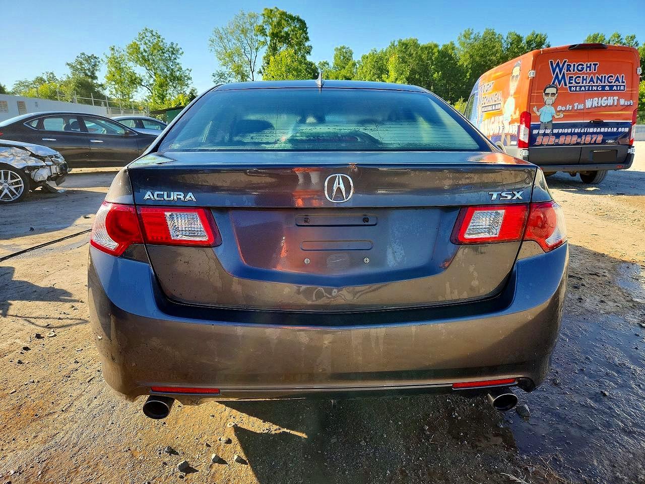 2010 Acura Tsx Gray vin: JH4CU2F67AC022357