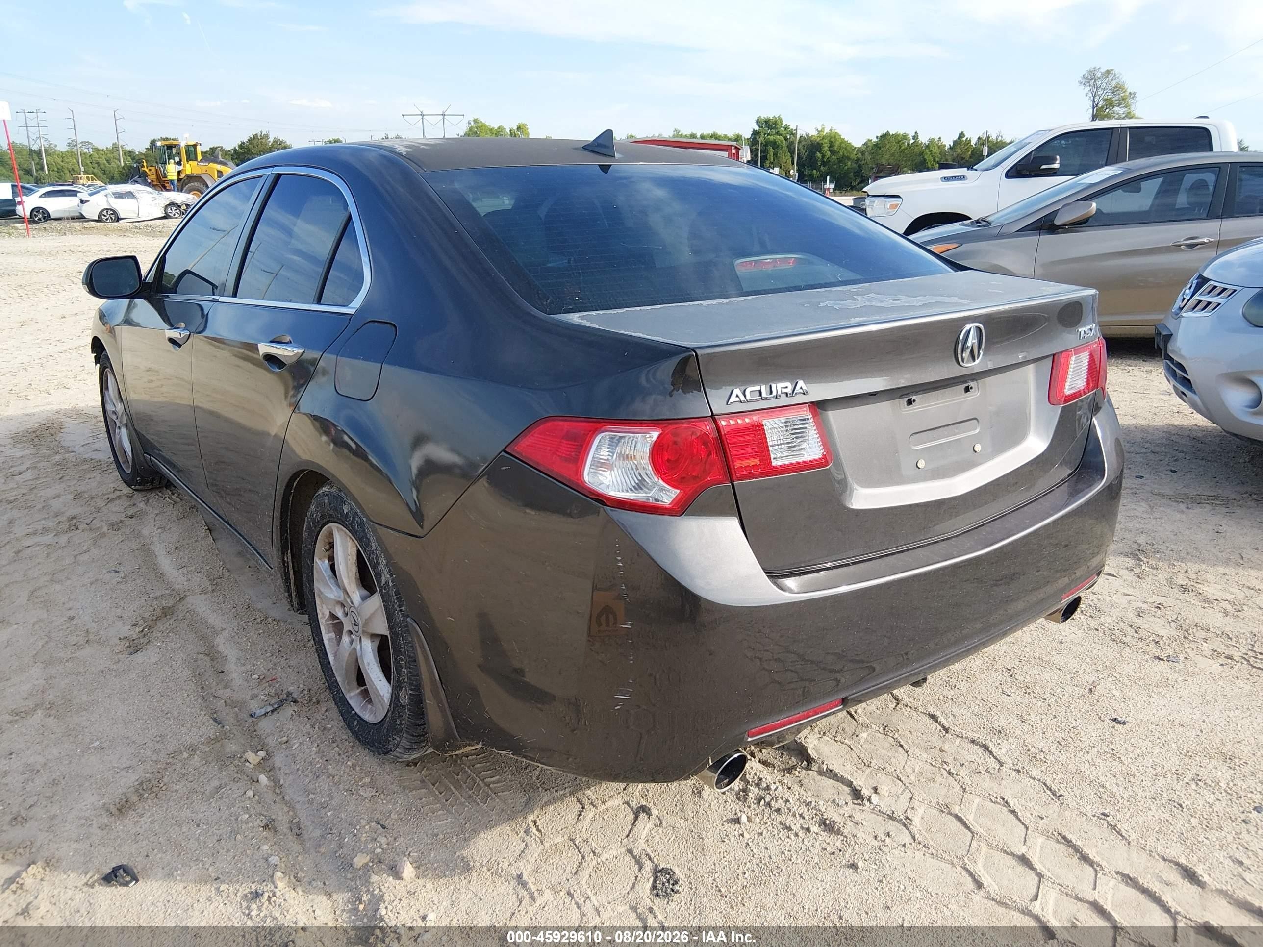 2010 Acura Tsx 2.4 Серый vin: JH4CU2F67AC025226