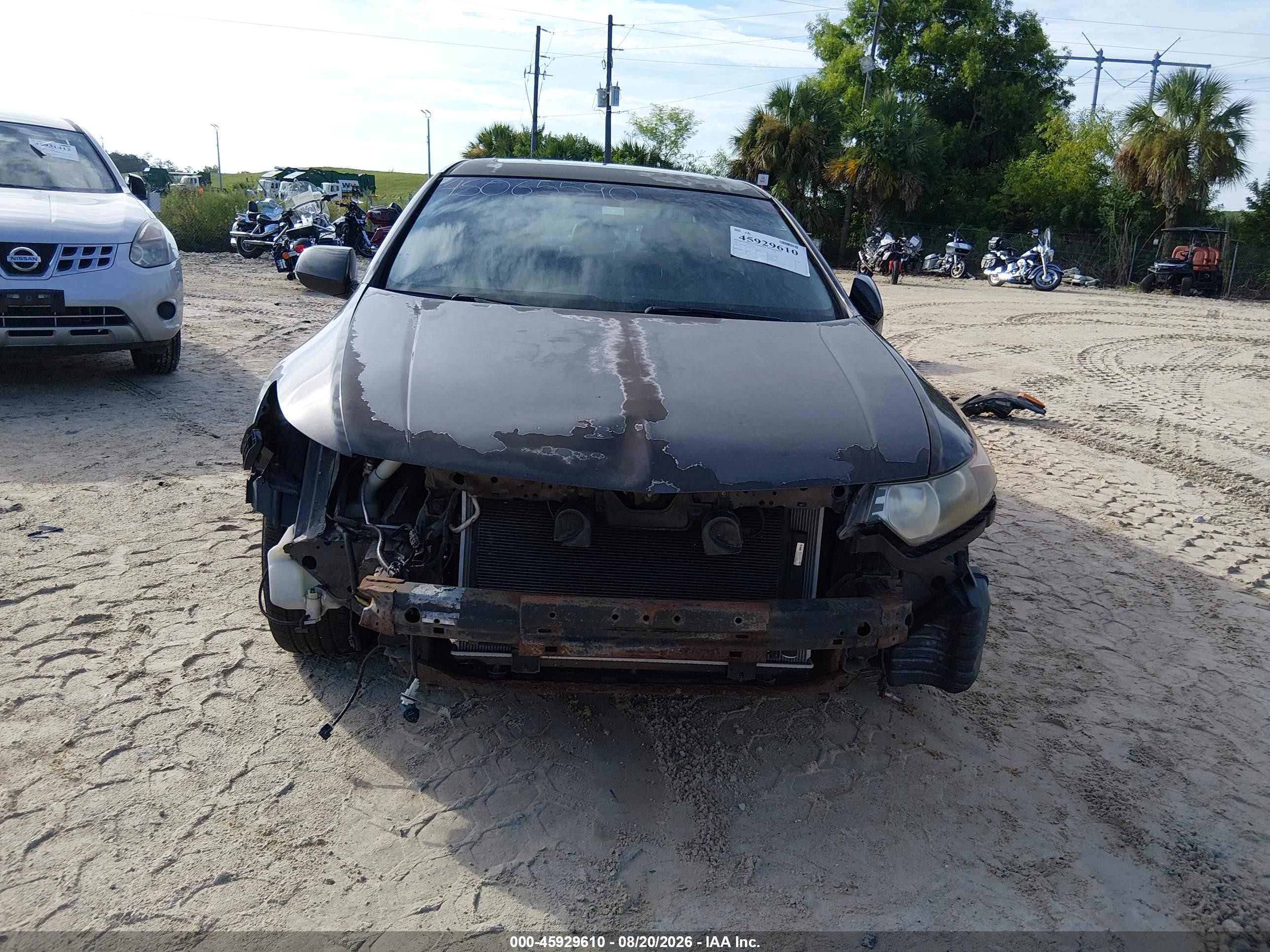 2010 Acura Tsx 2.4 Серый vin: JH4CU2F67AC025226