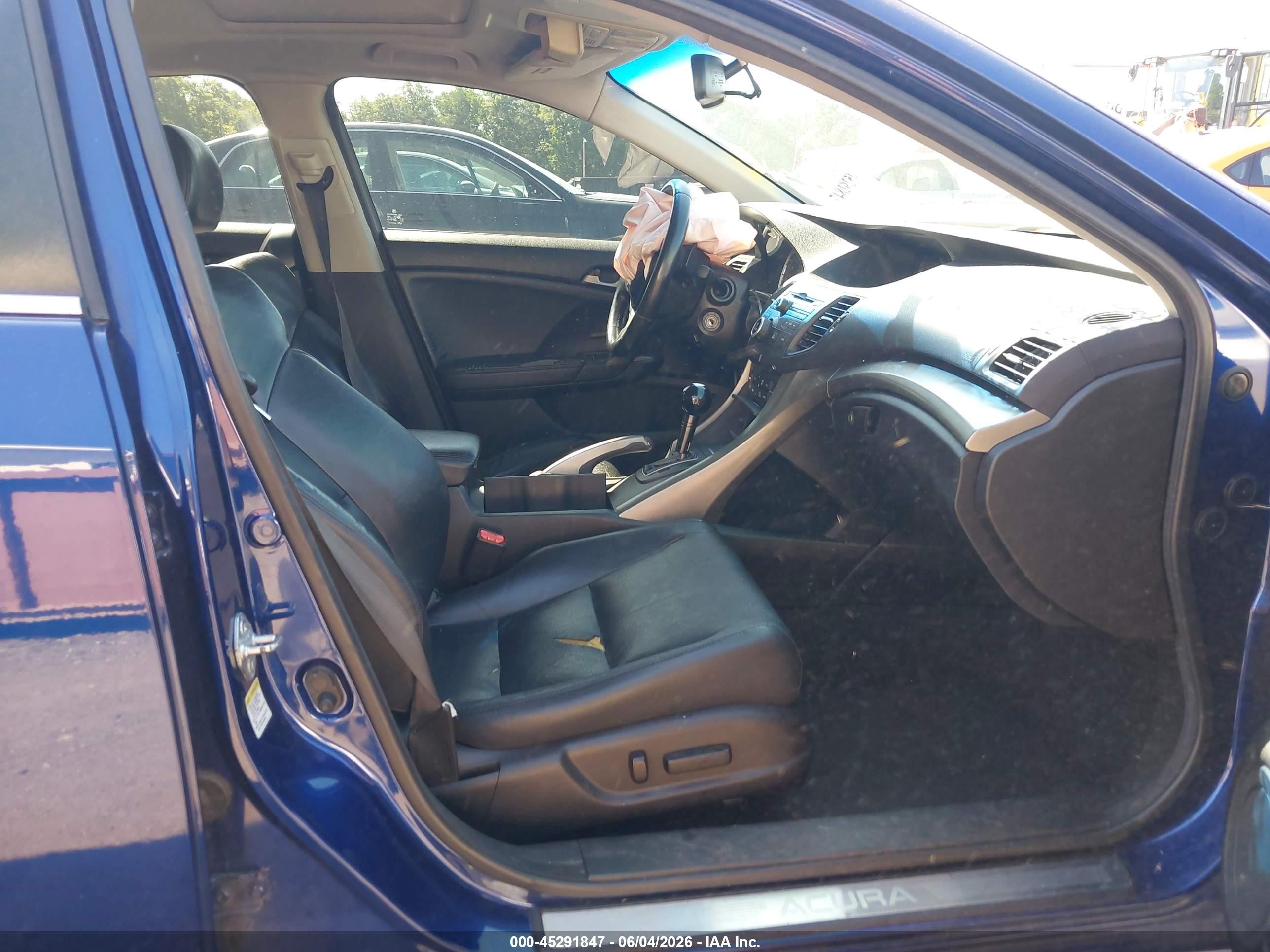 2010 Acura Tsx 2.4 Blue vin: JH4CU2F67AC025775