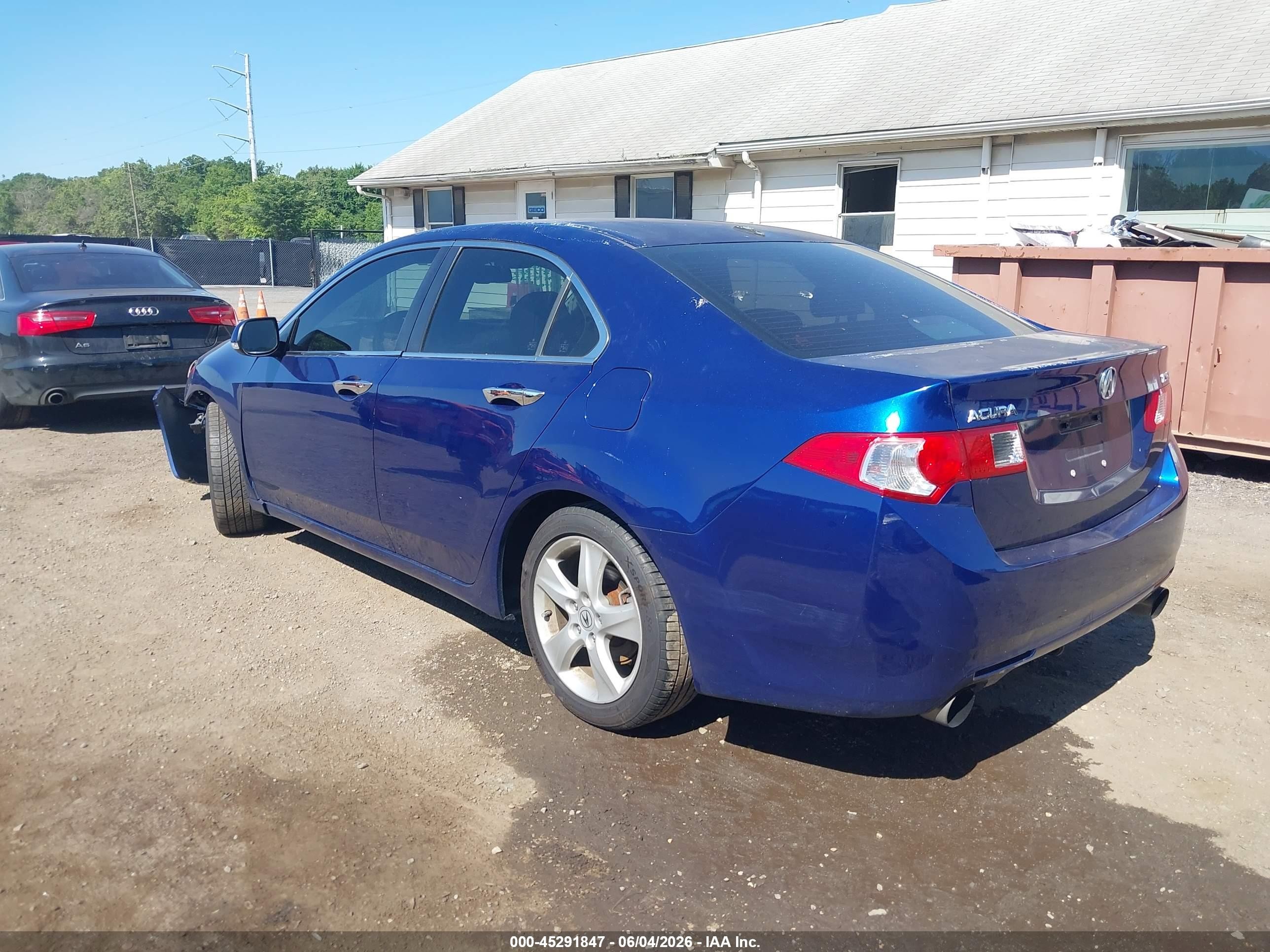 2010 Acura Tsx 2.4 Blue vin: JH4CU2F67AC025775