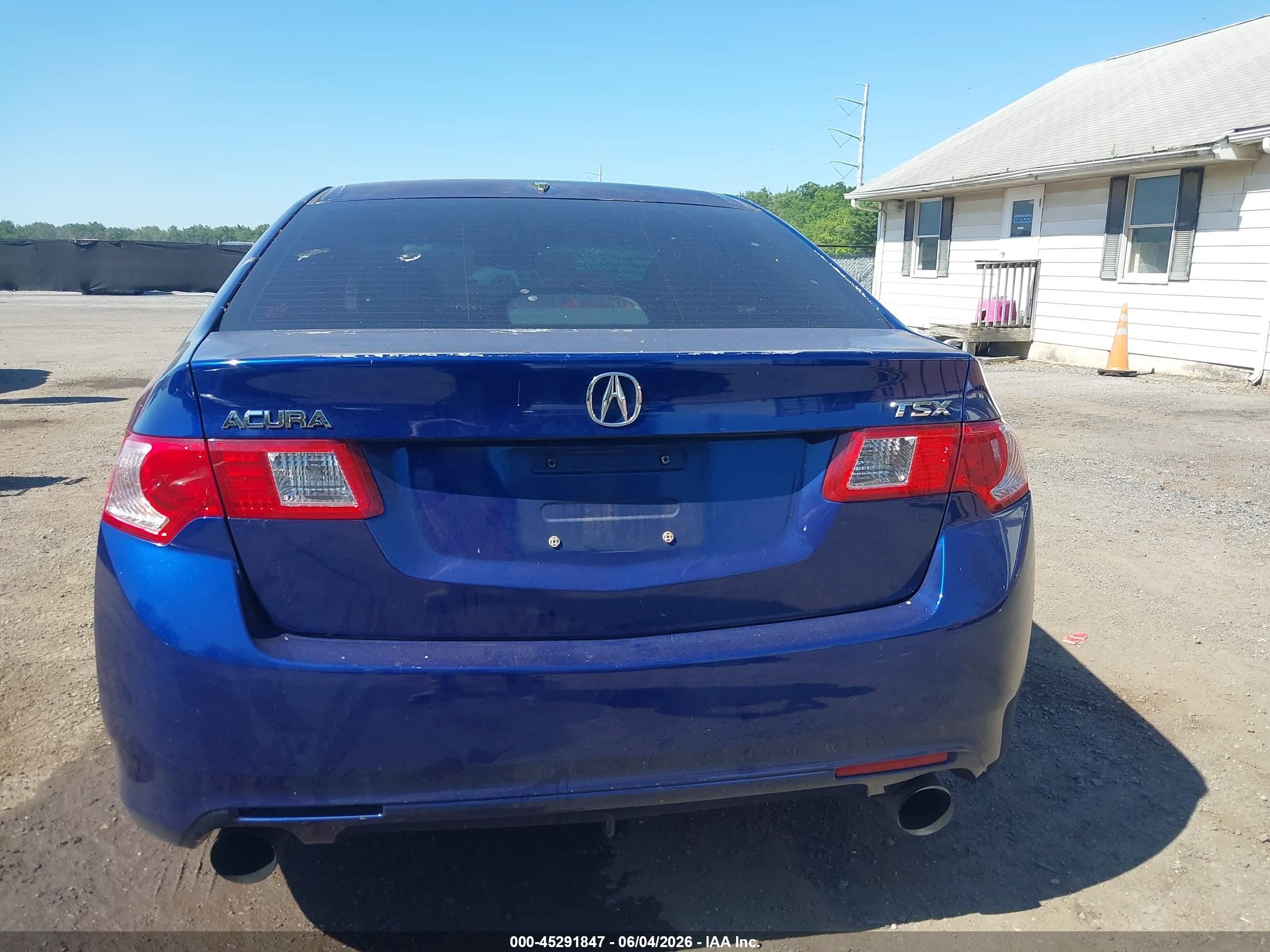 2010 Acura Tsx 2.4 Blue vin: JH4CU2F67AC025775
