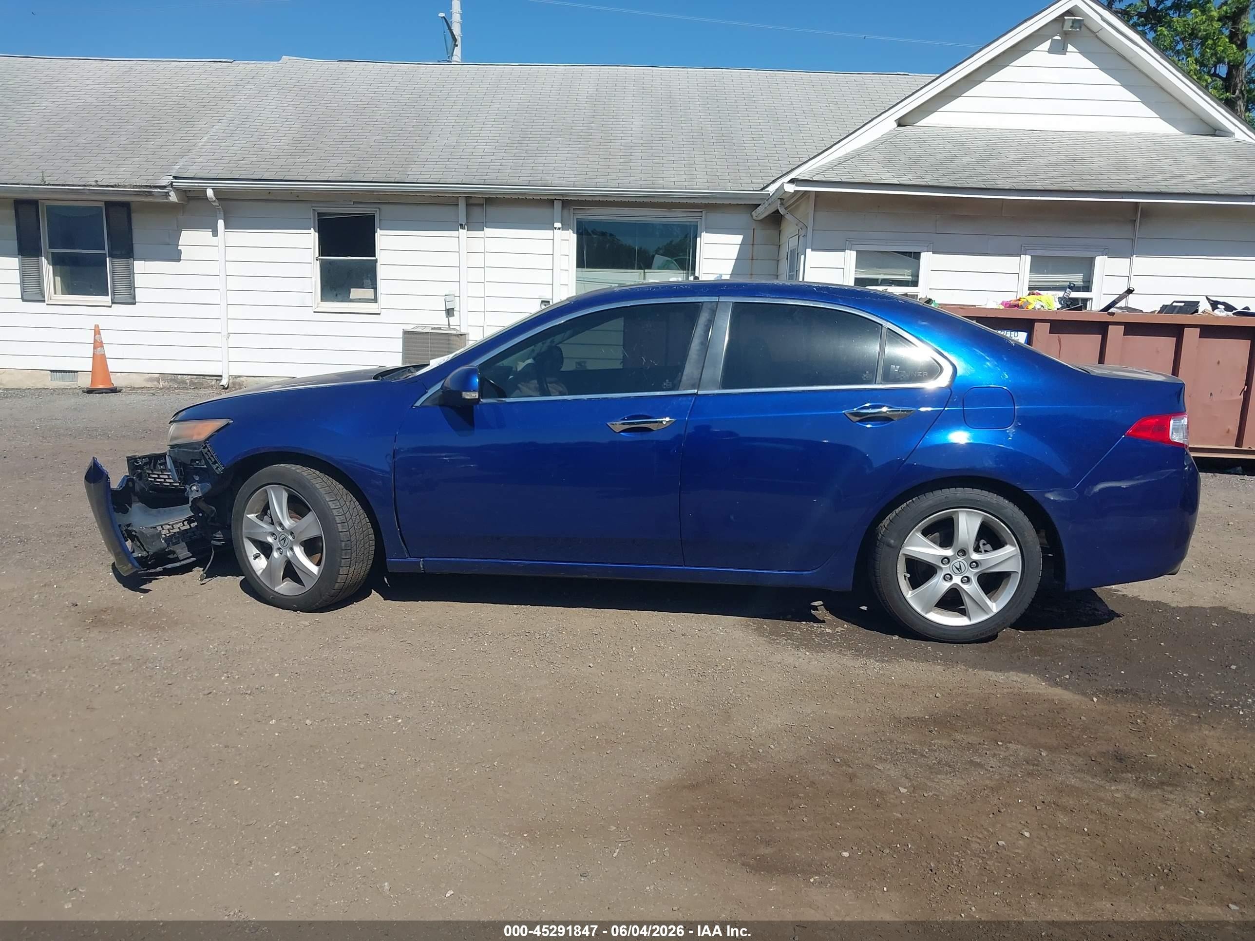 2010 Acura Tsx 2.4 Blue vin: JH4CU2F67AC025775
