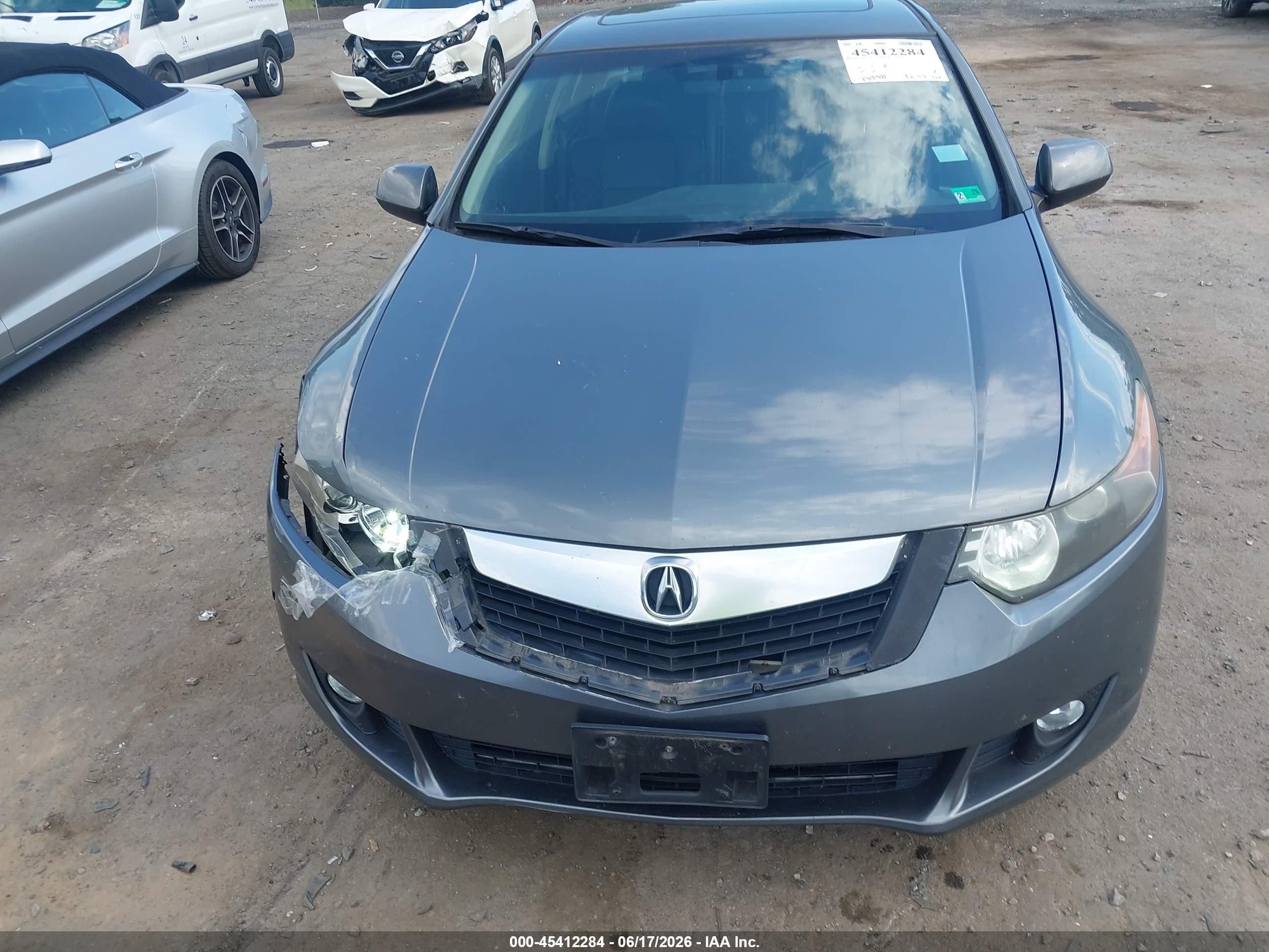 2010 Acura Tsx 2.4 Gray vin: JH4CU2F67AC028708