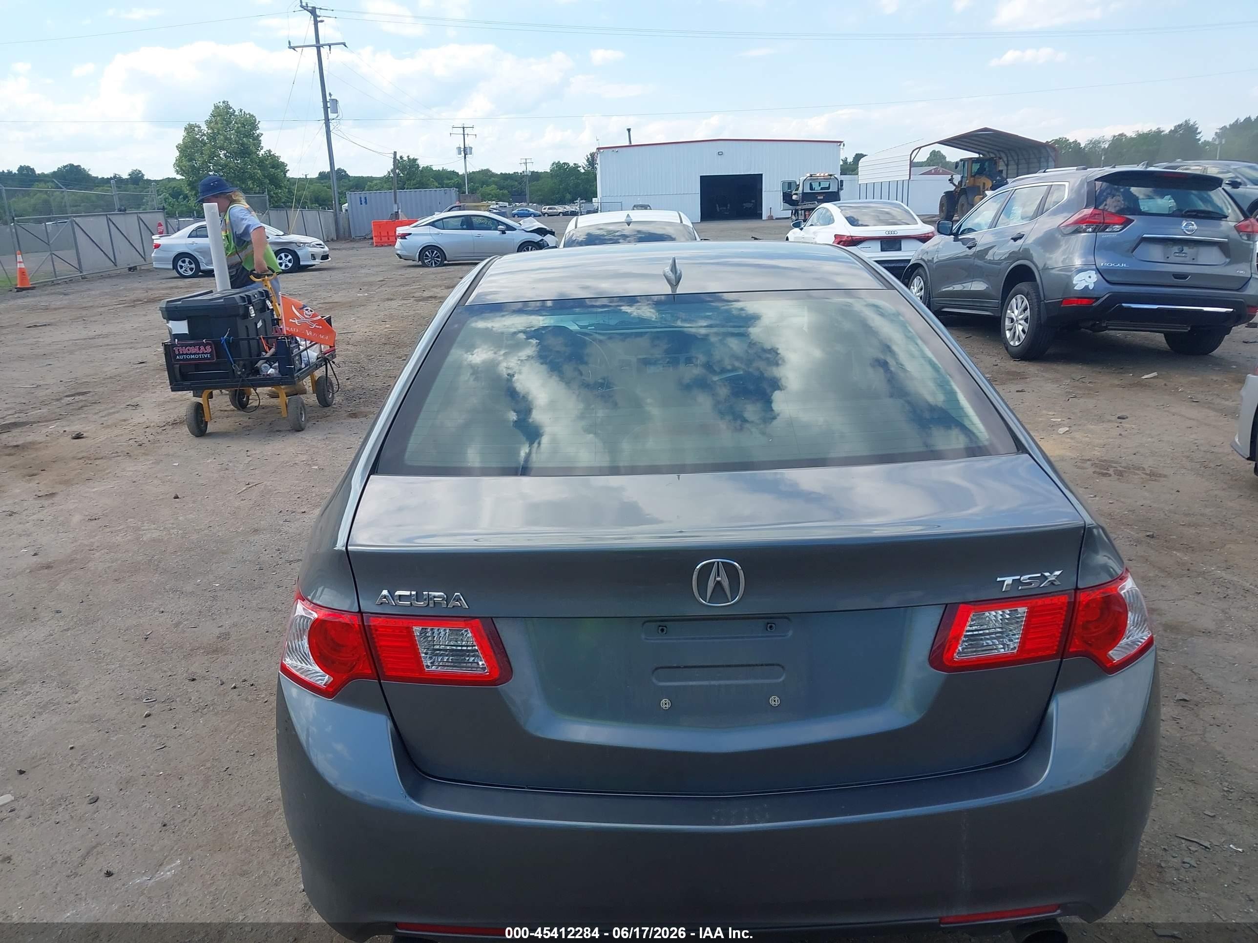 2010 Acura Tsx 2.4 Gray vin: JH4CU2F67AC028708