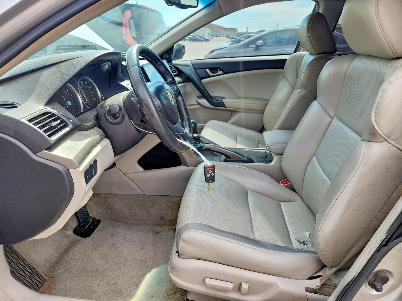 2010 Acura Tsx Silver vin: JH4CU2F67AC028885