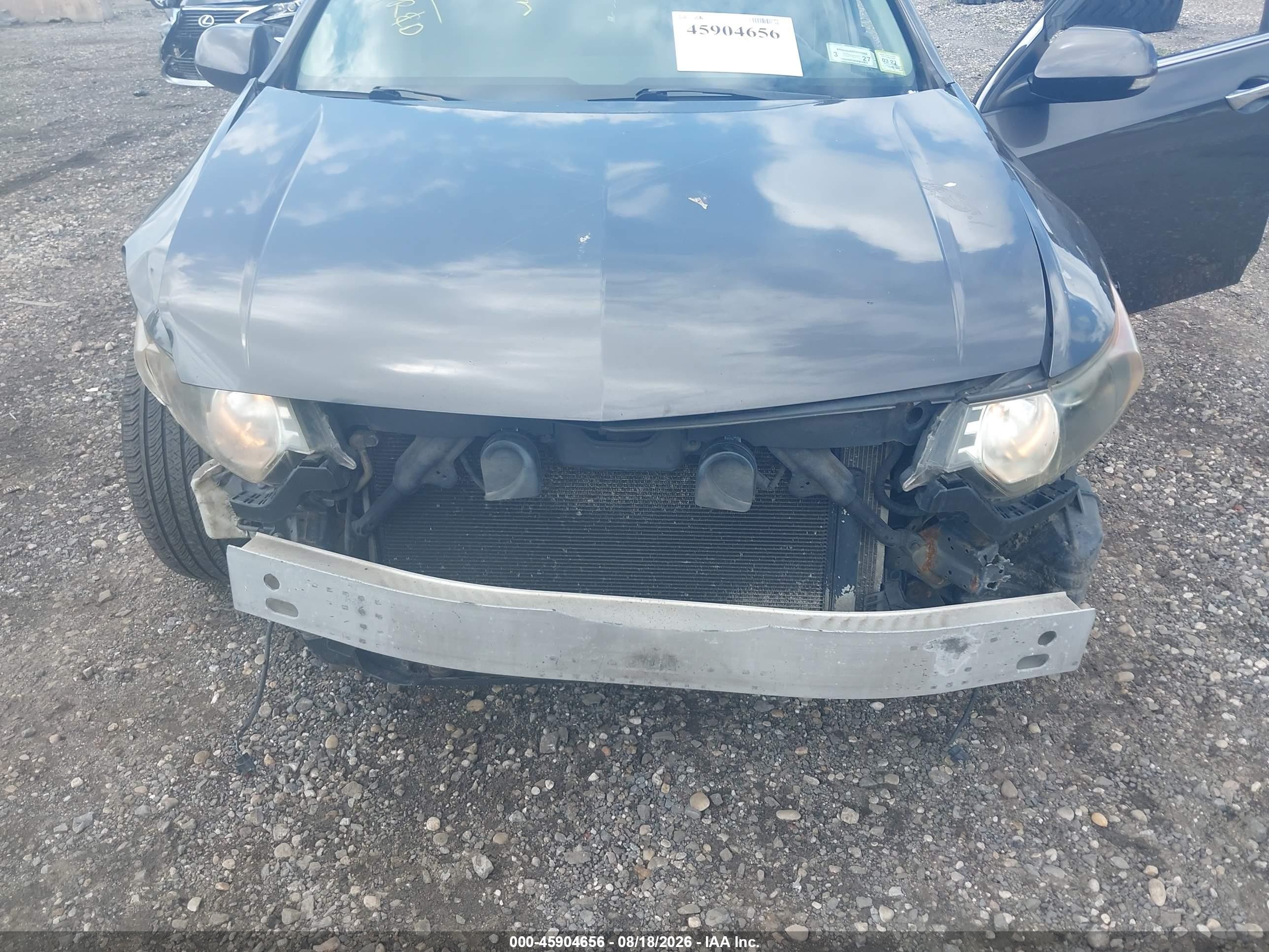 2010 Acura Tsx 2.4 Gray vin: JH4CU2F67AC032080