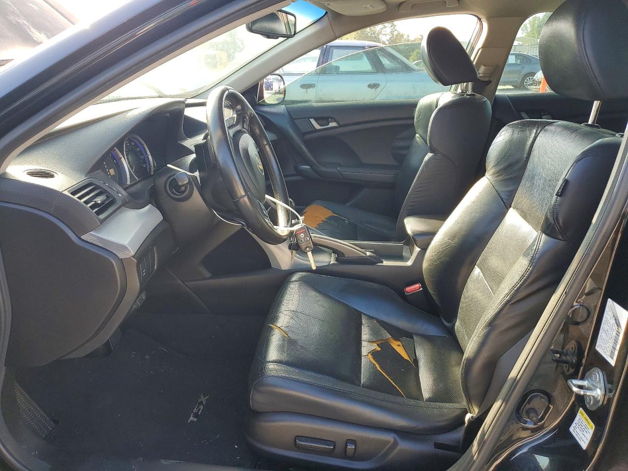 2010 Acura Tsx Black vin: JH4CU2F67AC032676