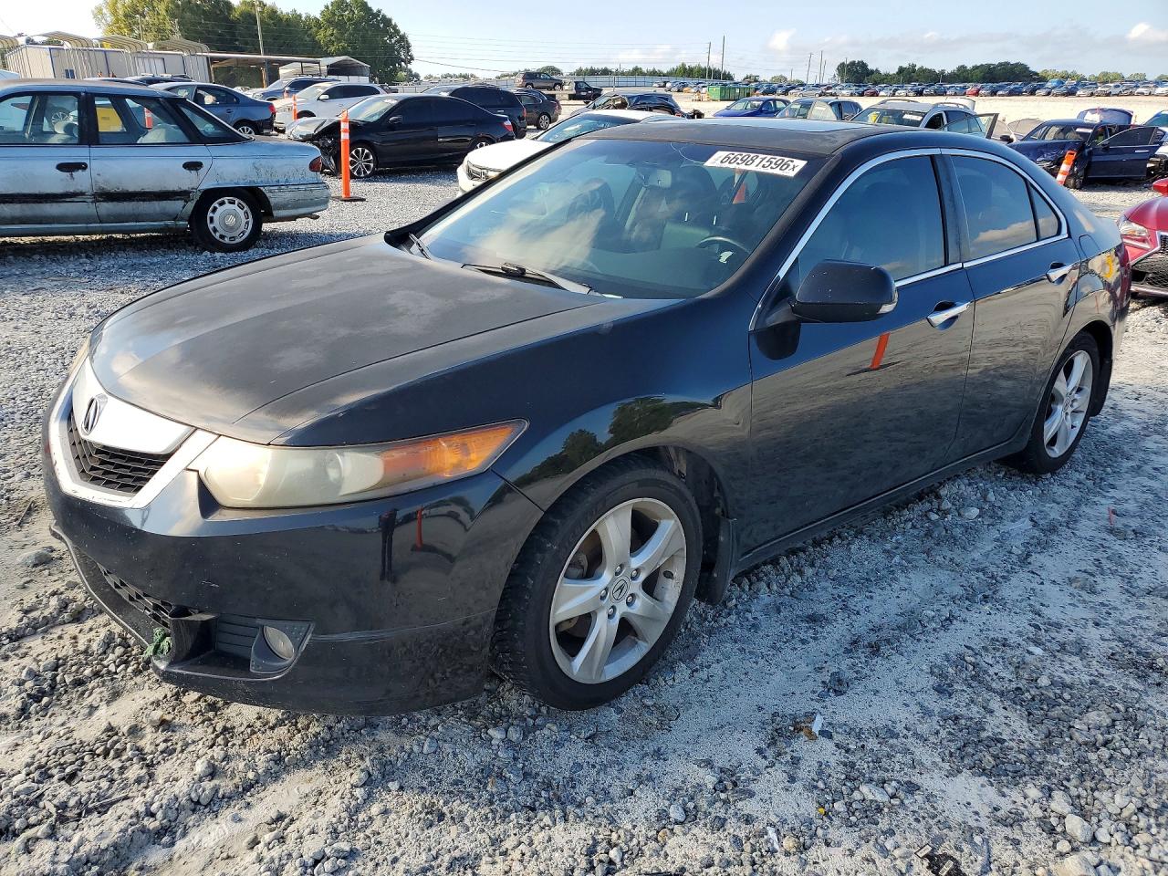 2010 Acura Tsx Black vin: JH4CU2F67AC032676