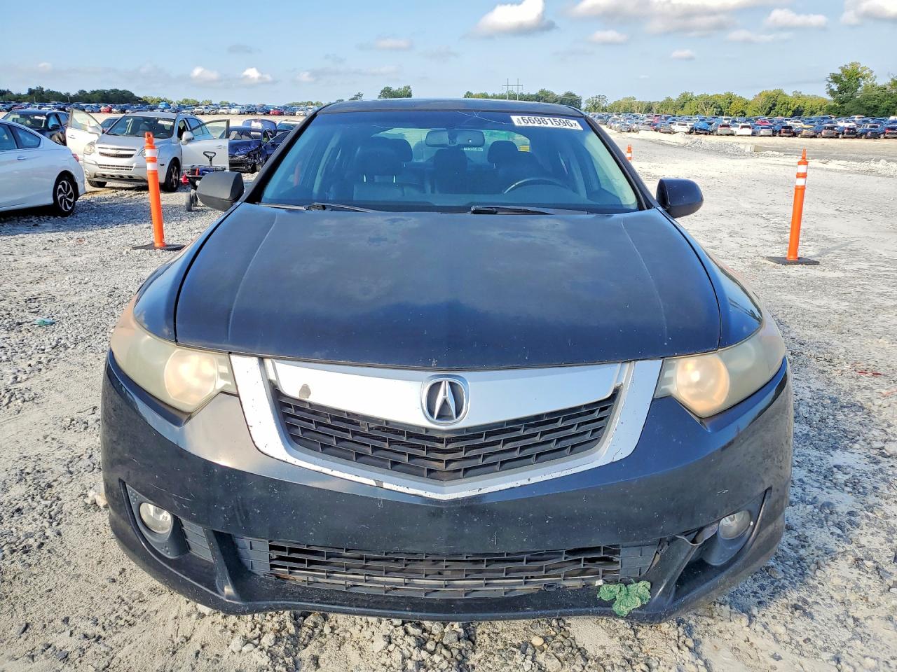 2010 Acura Tsx Black vin: JH4CU2F67AC032676