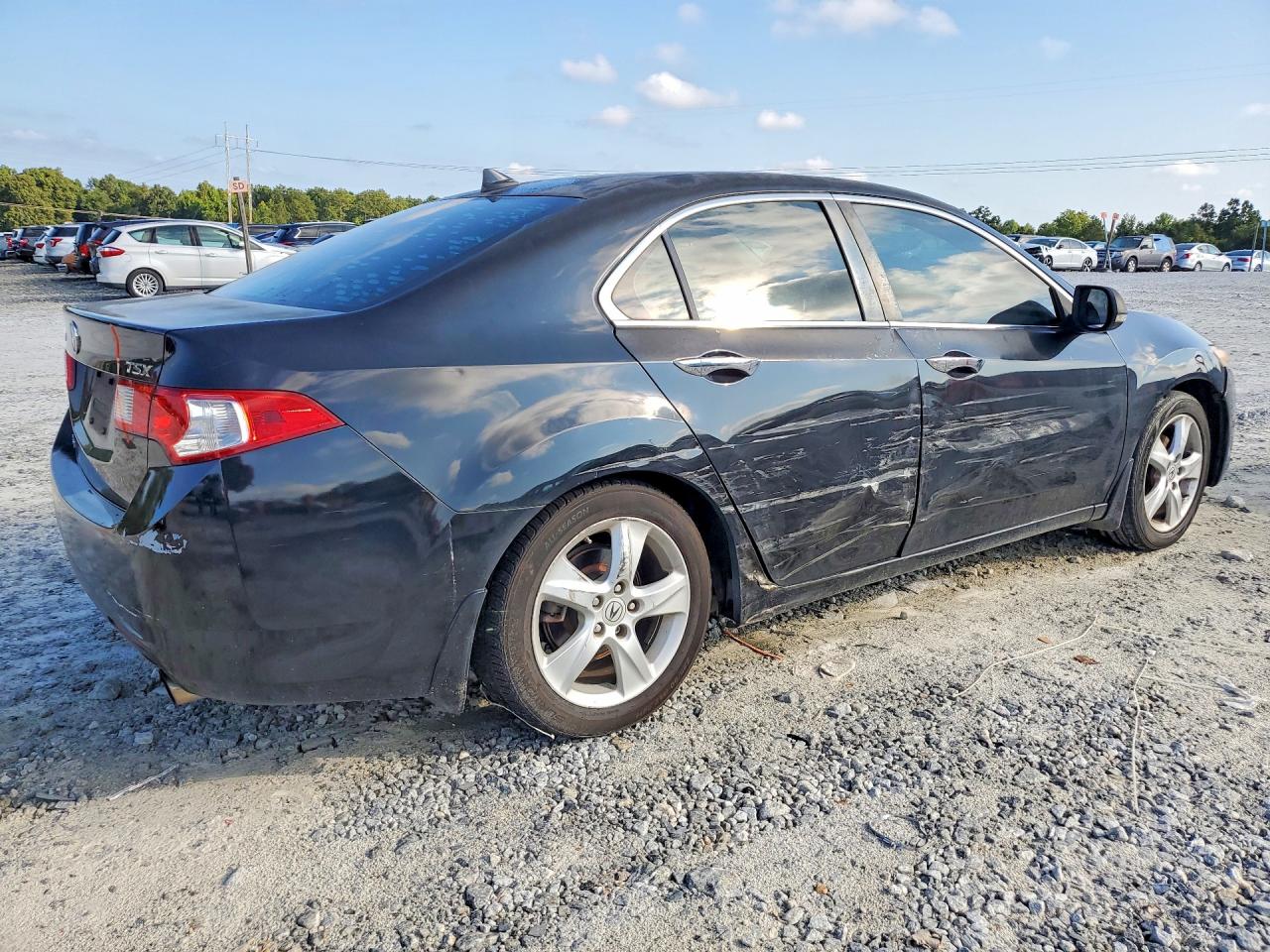 2010 Acura Tsx Black vin: JH4CU2F67AC032676