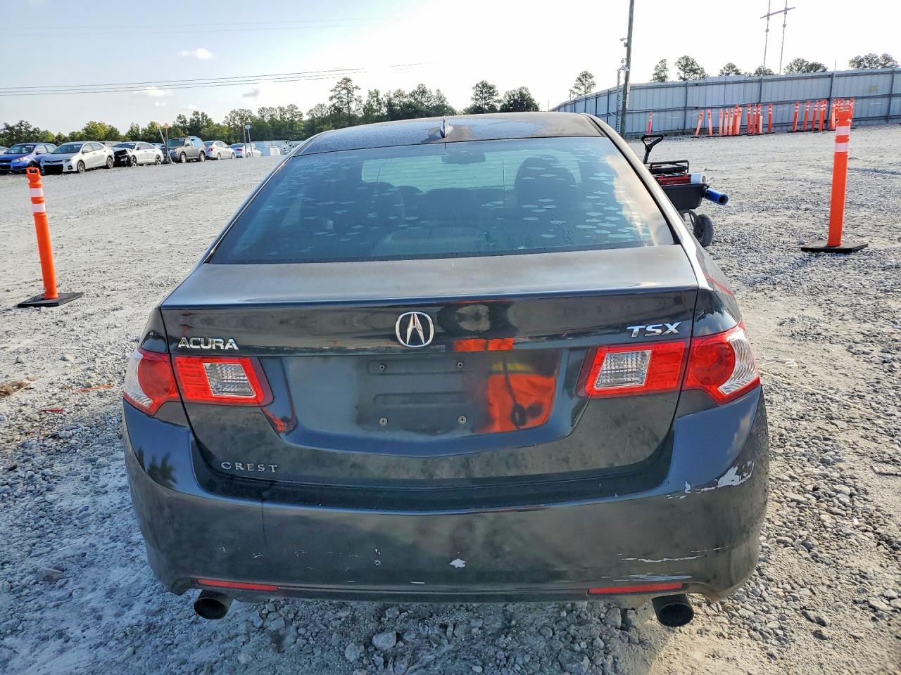 2010 Acura Tsx Black vin: JH4CU2F67AC032676