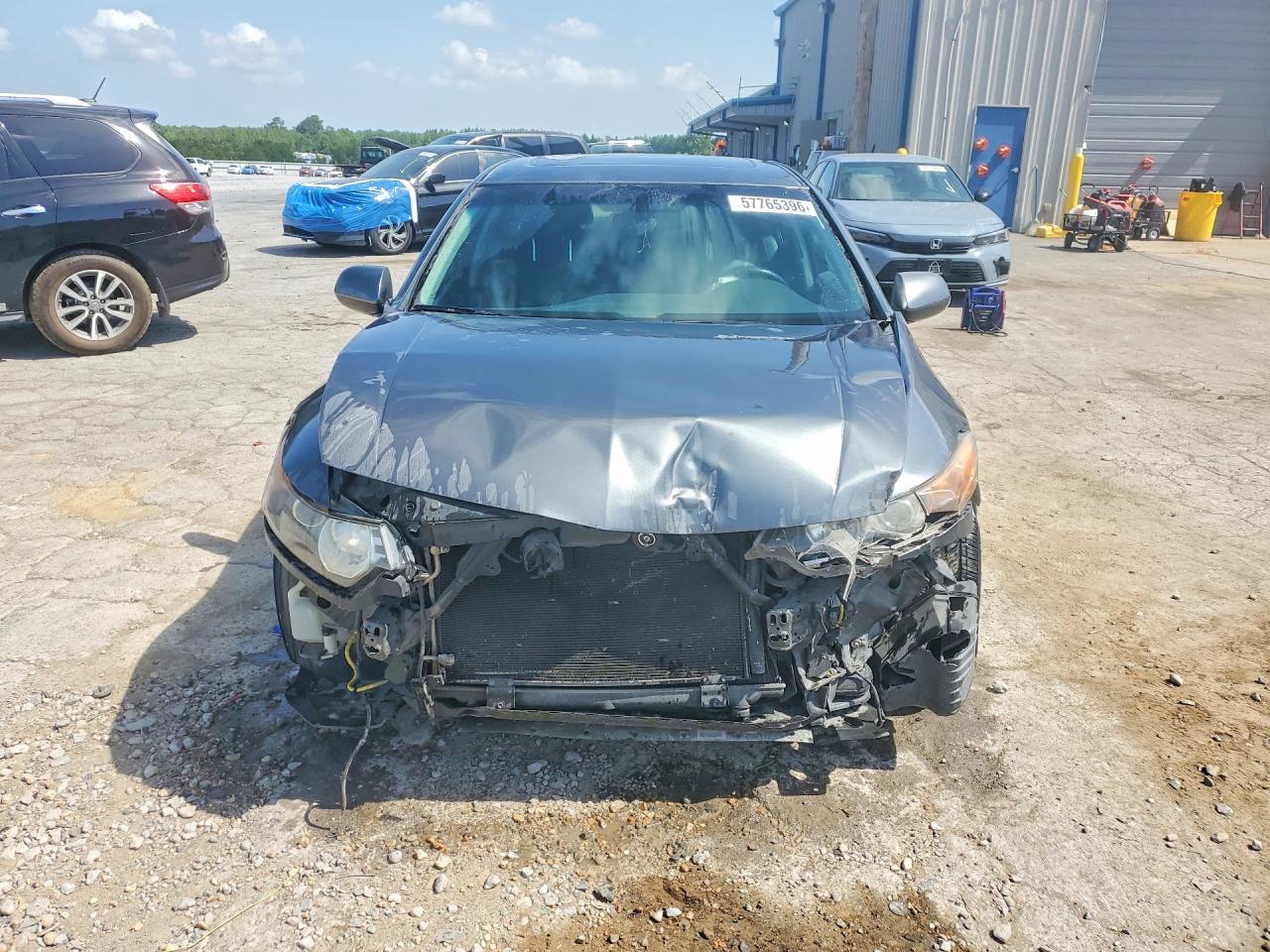 2010 Acura Tsx Gray vin: JH4CU2F67AC033035