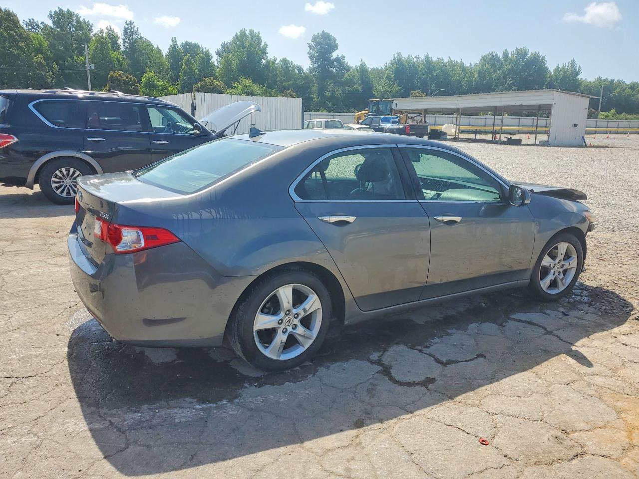 2010 Acura Tsx Gray vin: JH4CU2F67AC033035