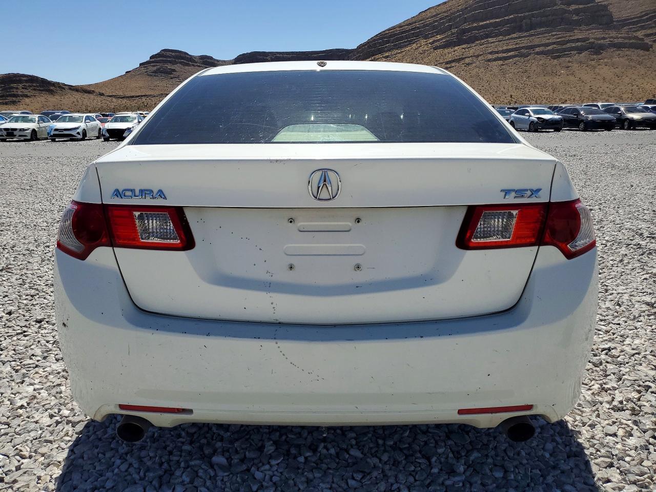 2010 Acura Tsx White vin: JH4CU2F67AC039272