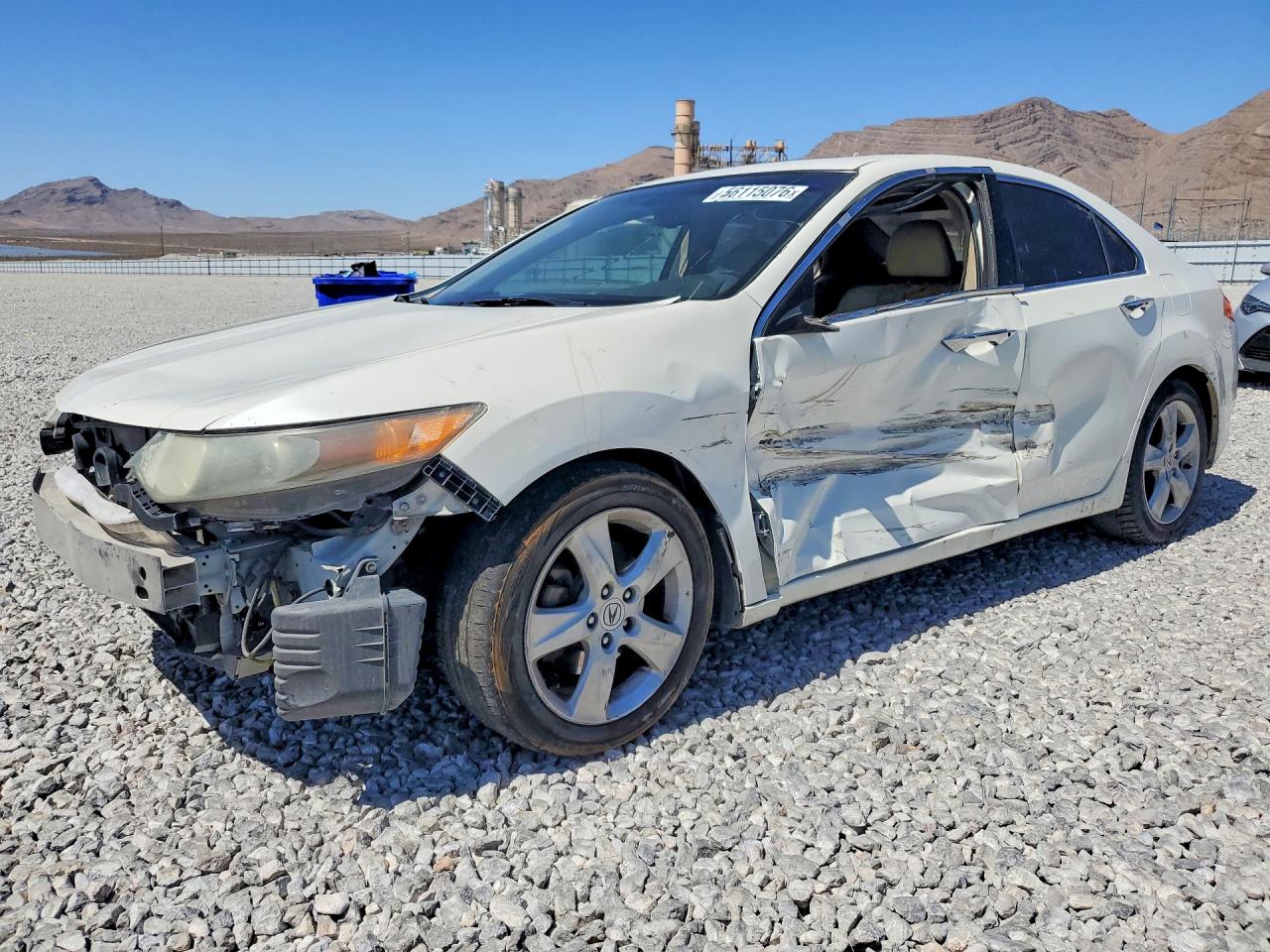 2010 Acura Tsx White vin: JH4CU2F67AC039272