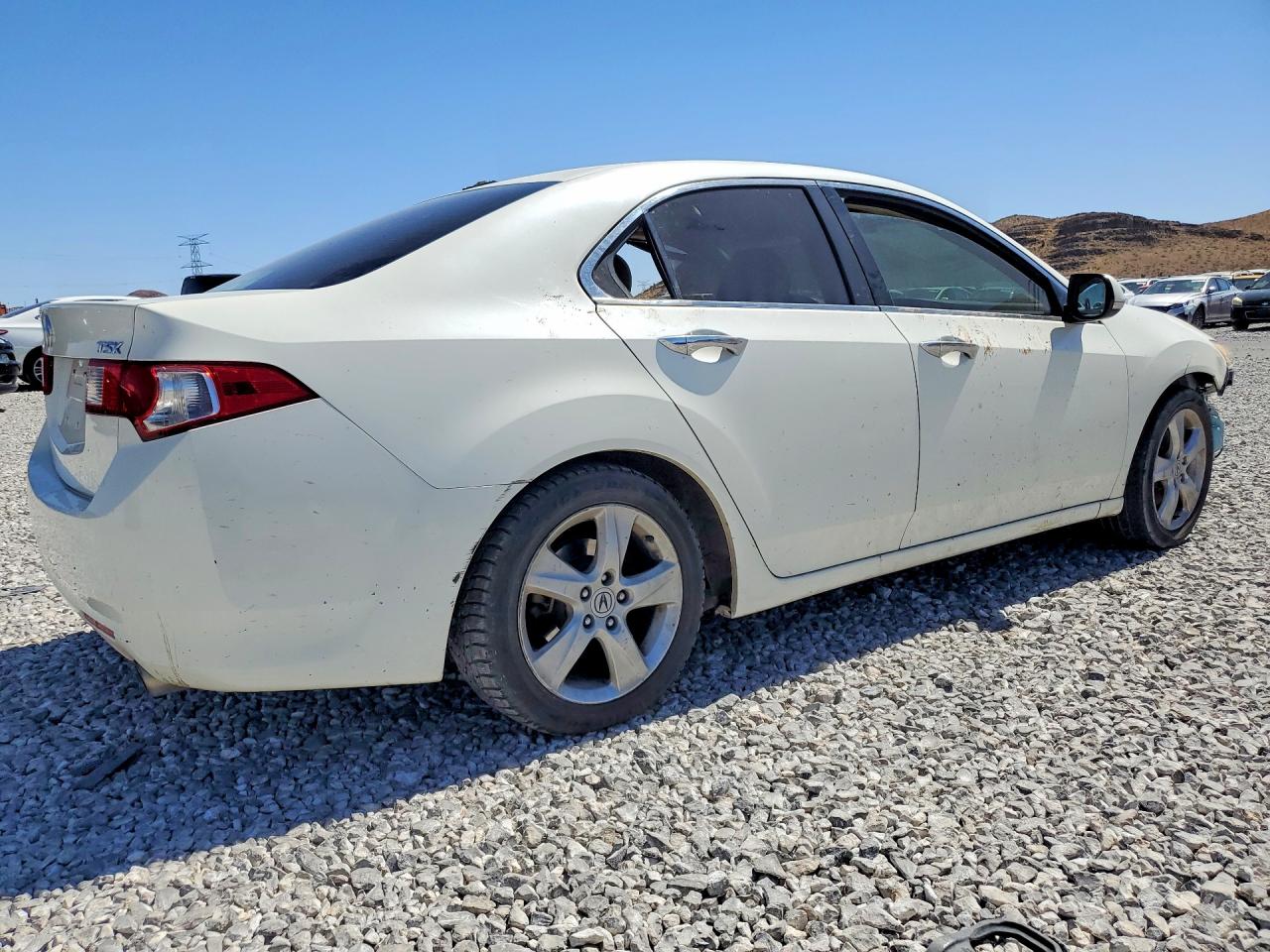 2010 Acura Tsx White vin: JH4CU2F67AC039272