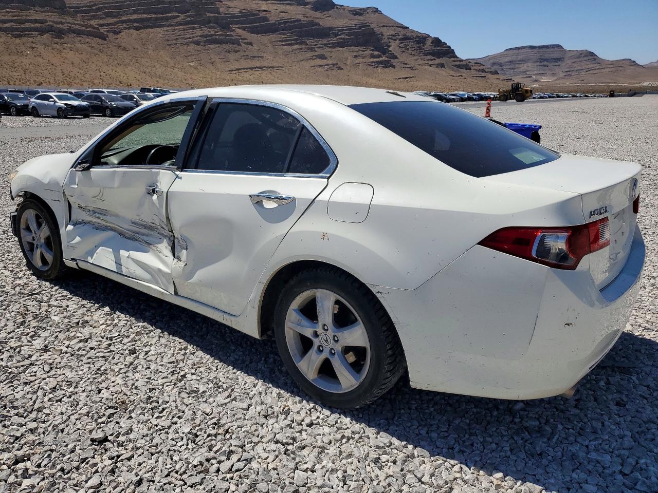 2010 Acura Tsx White vin: JH4CU2F67AC039272
