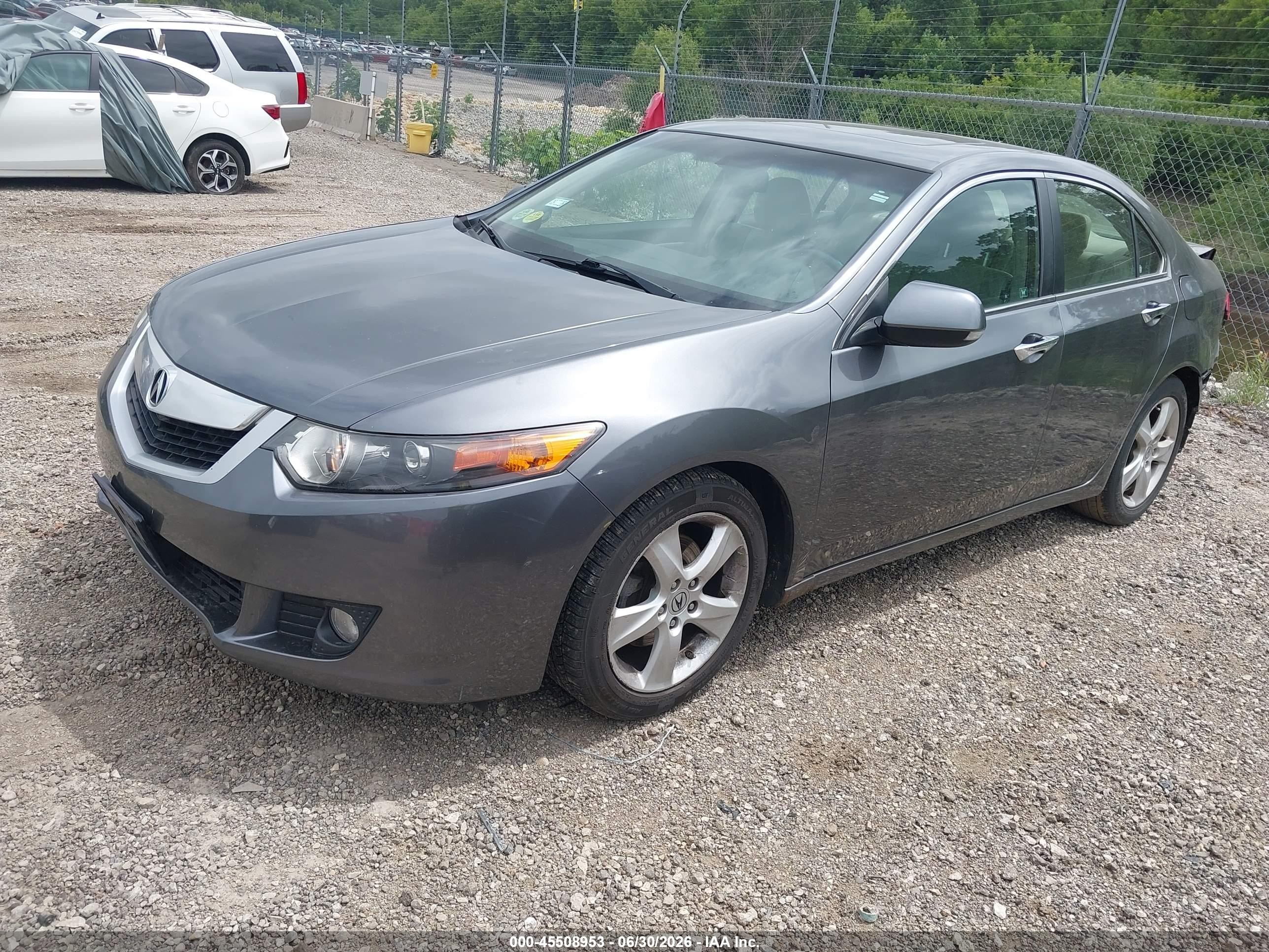 2010 Acura Tsx 2.4 Gray vin: JH4CU2F67AC040910