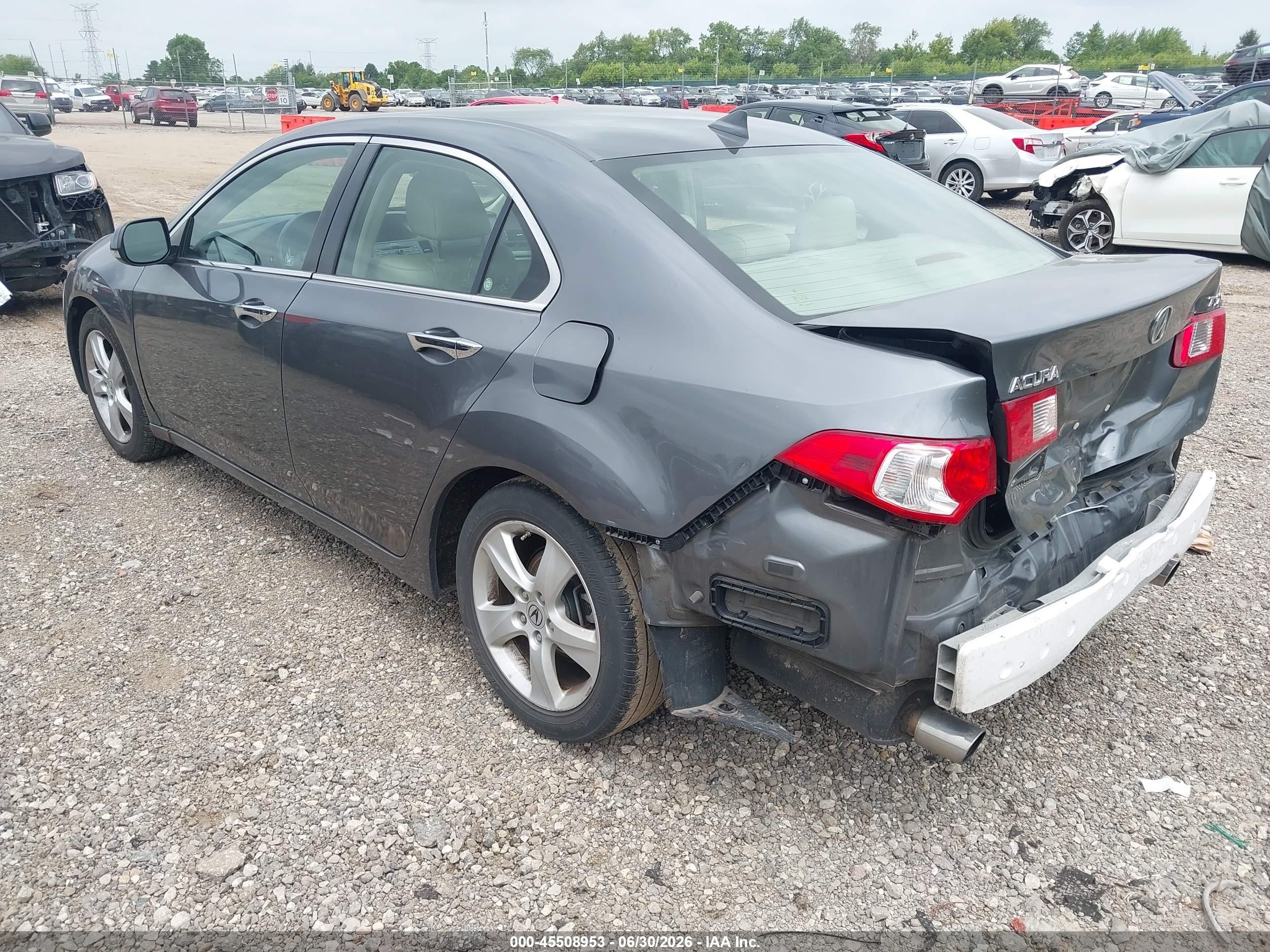 2010 Acura Tsx 2.4 Gray vin: JH4CU2F67AC040910