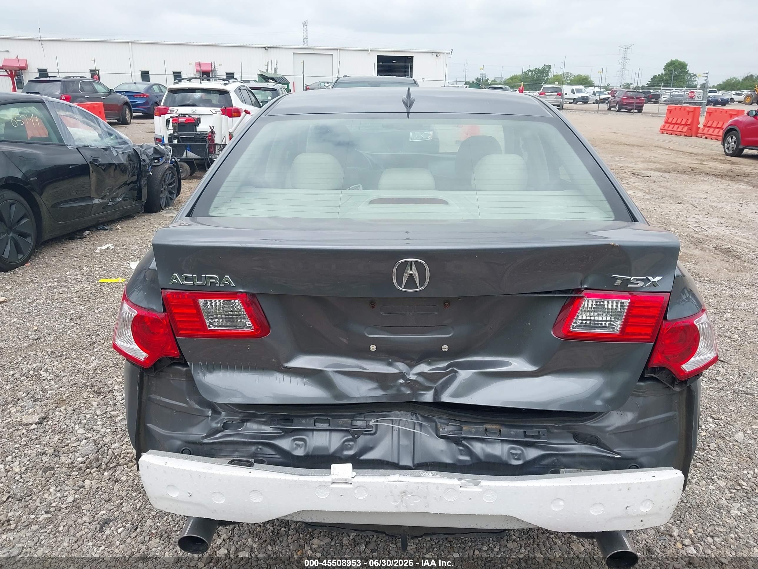 2010 Acura Tsx 2.4 Gray vin: JH4CU2F67AC040910