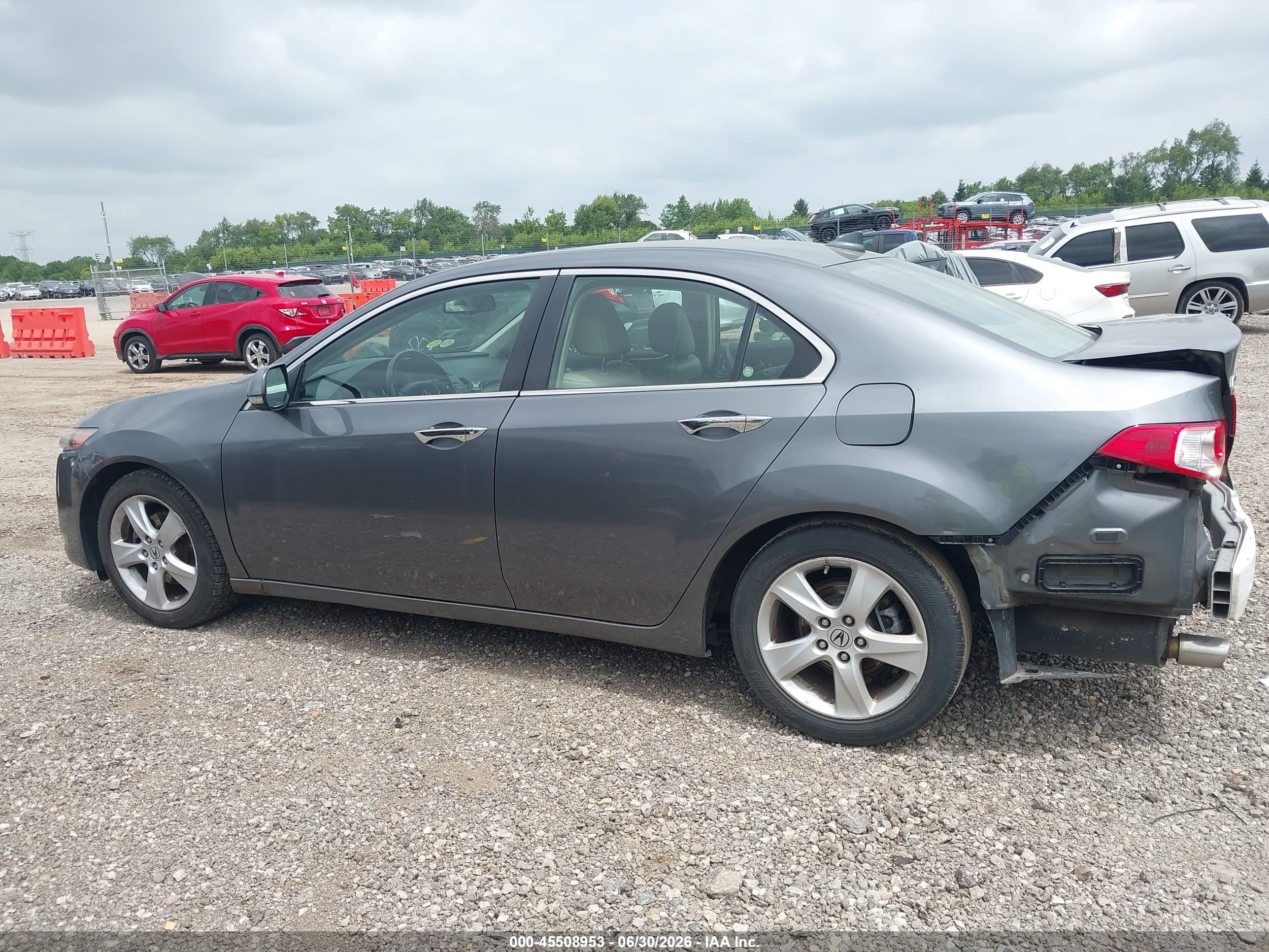 2010 Acura Tsx 2.4 Gray vin: JH4CU2F67AC040910