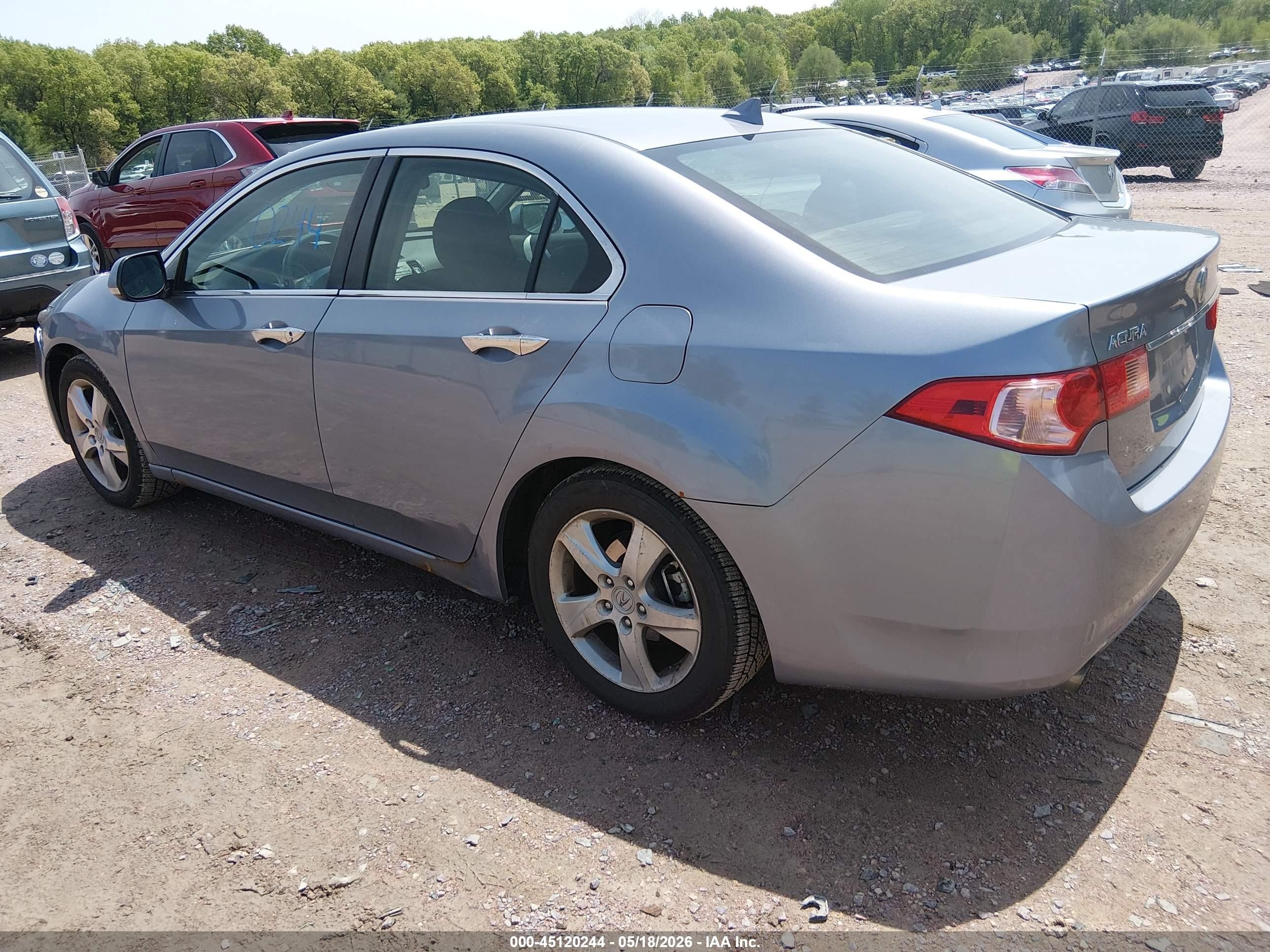 2011 Acura Tsx 2.4 Серый vin: JH4CU2F67BC004698