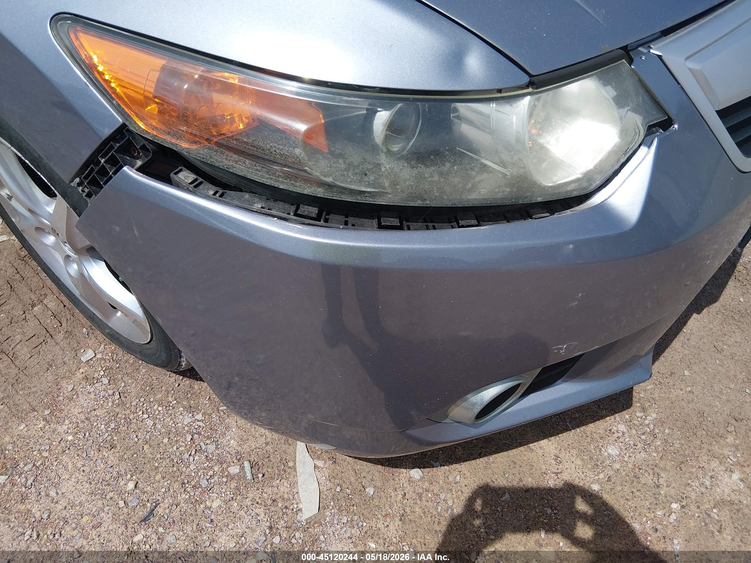 2011 Acura Tsx 2.4 Серый vin: JH4CU2F67BC004698