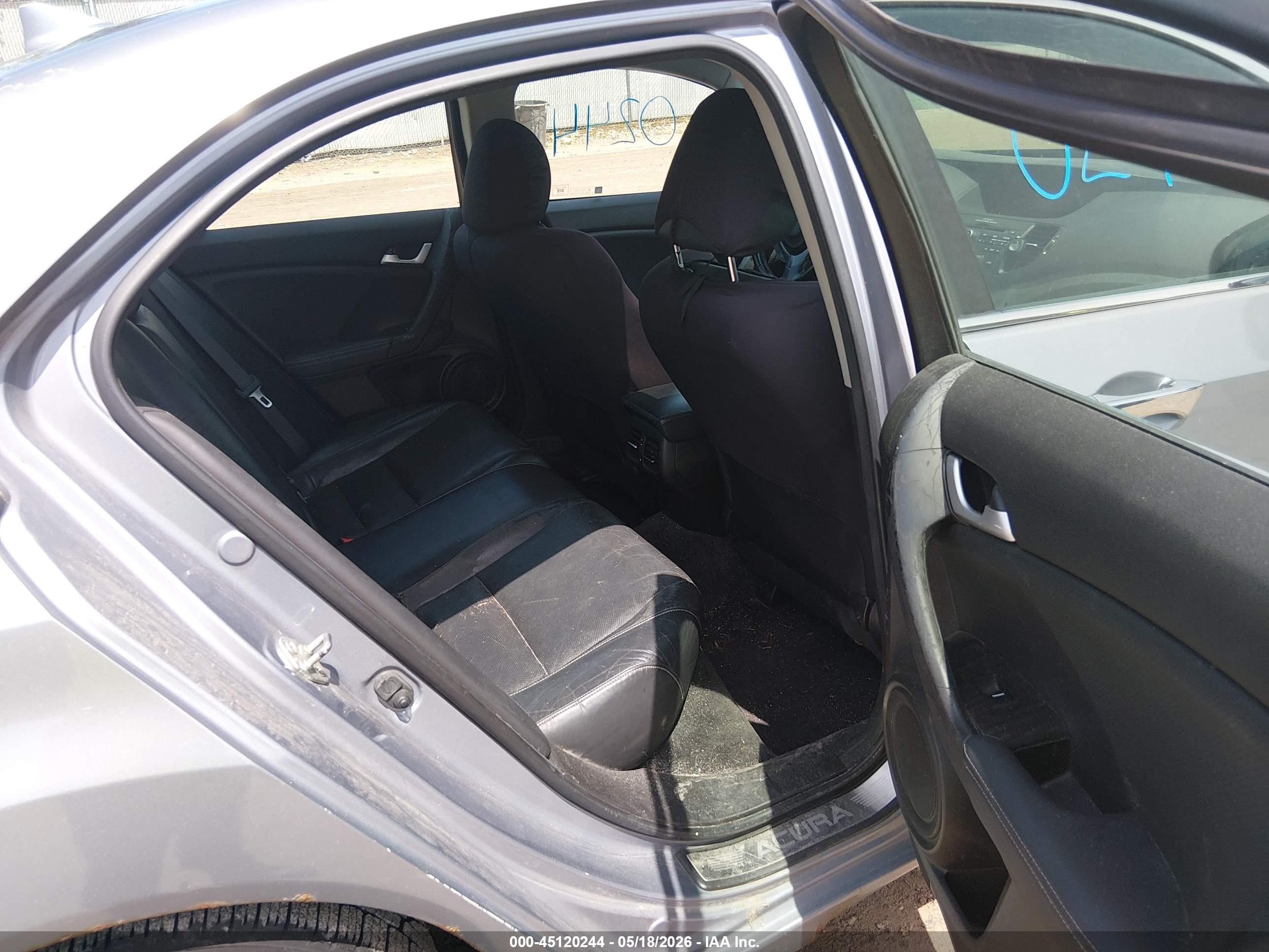 2011 Acura Tsx 2.4 Серый vin: JH4CU2F67BC004698