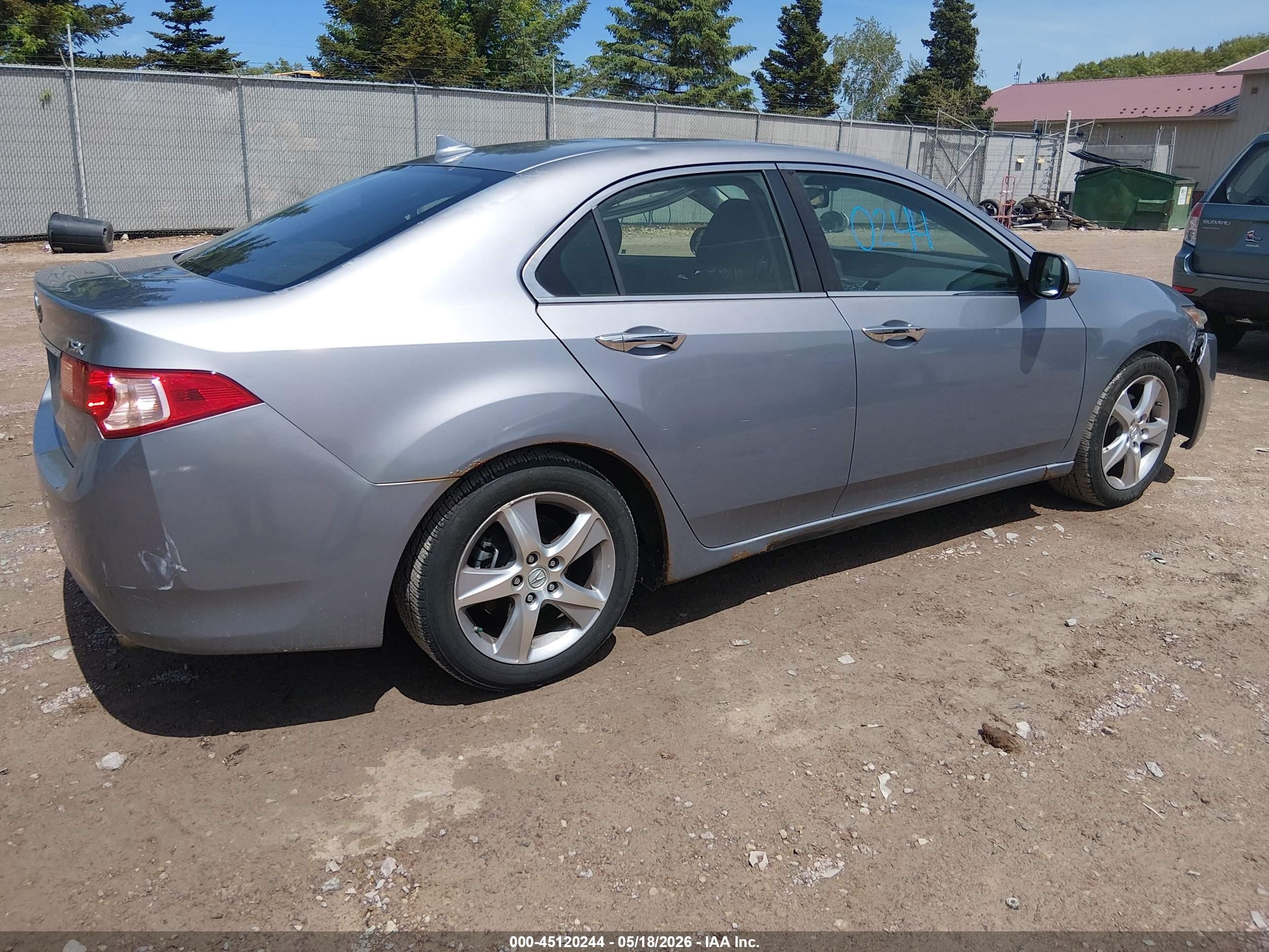 2011 Acura Tsx 2.4 Серый vin: JH4CU2F67BC004698